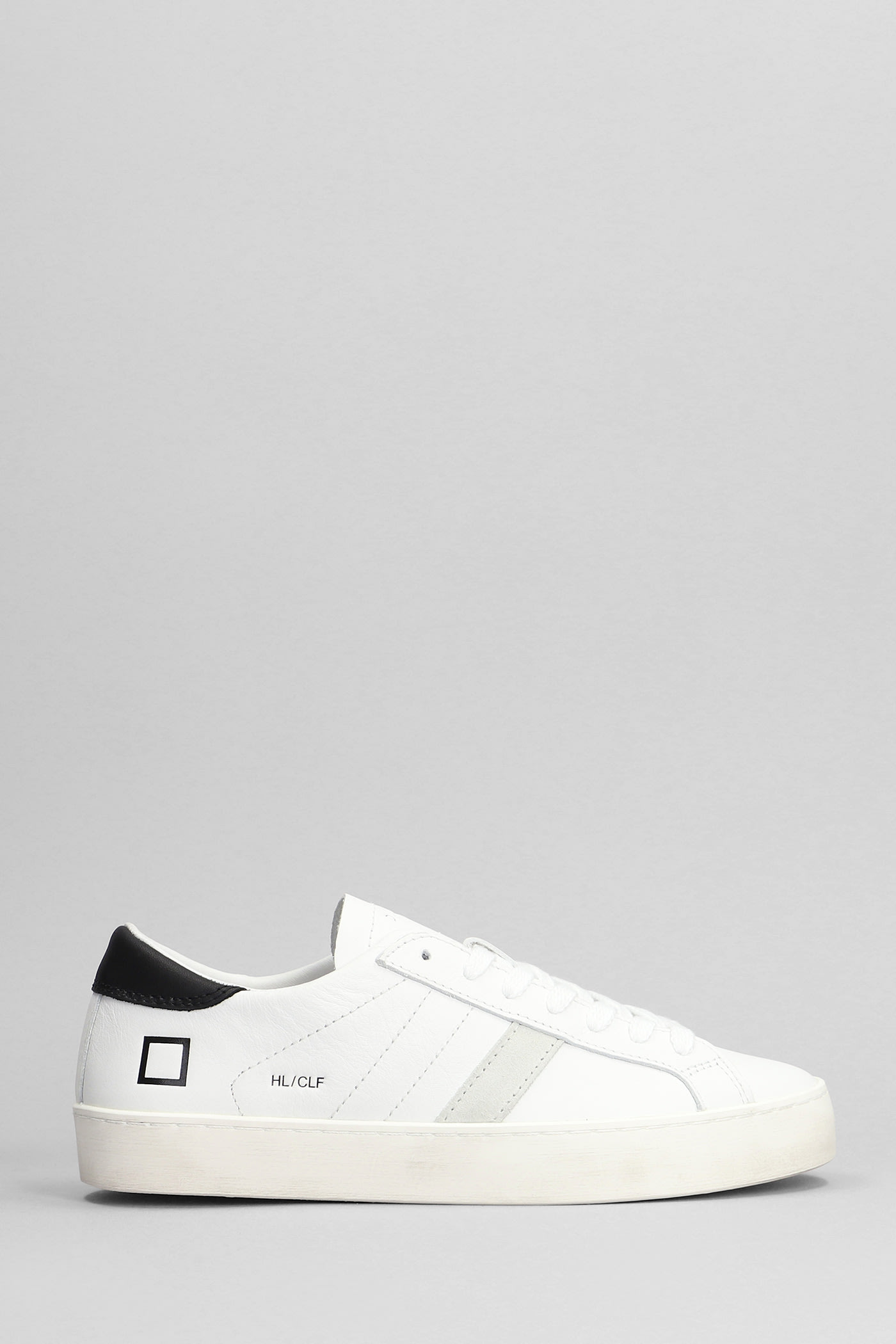 D. A.T. E. Hill Low Sneakers In White Leather