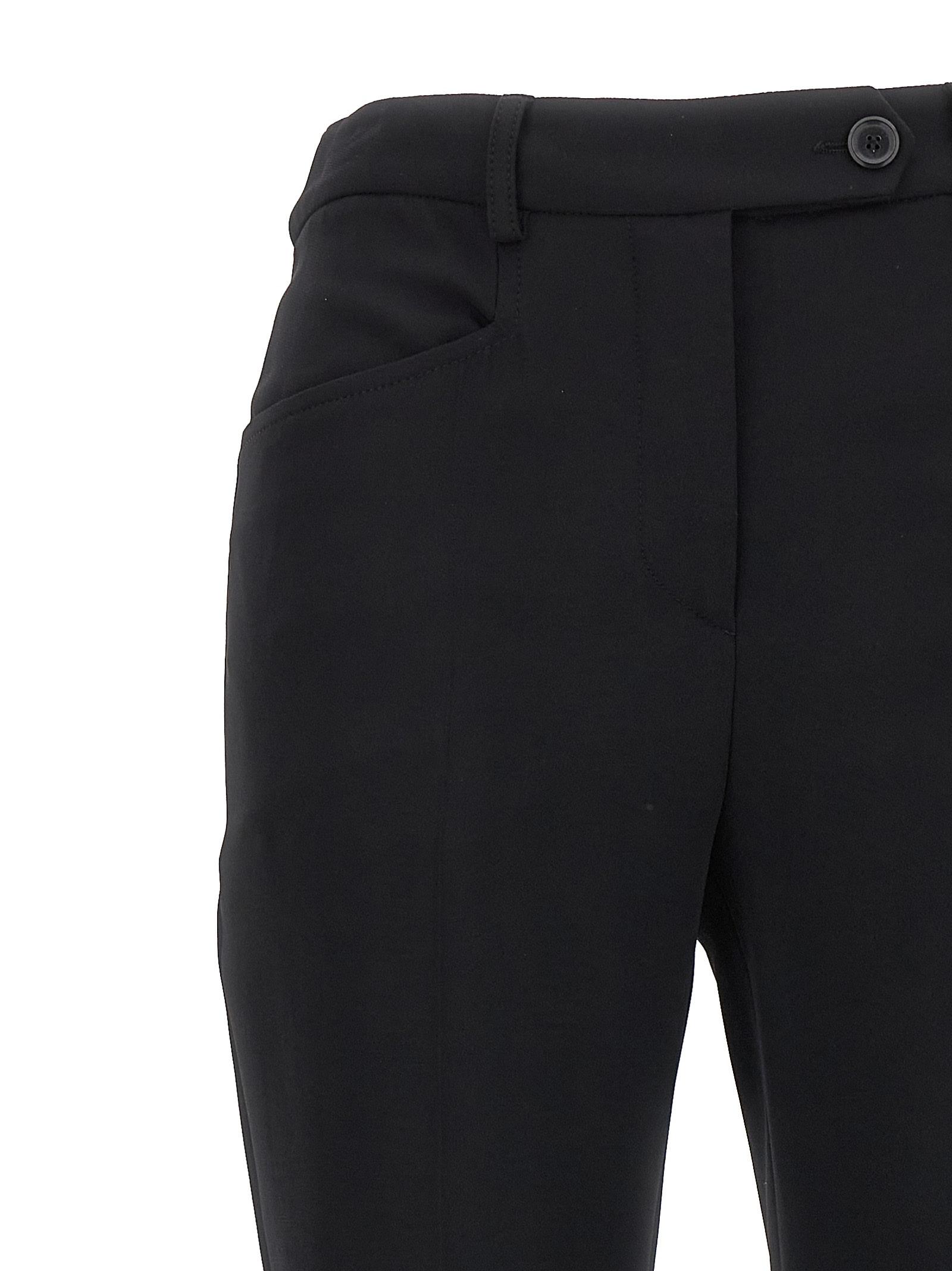 Shop Moschino Smart Pants In Black