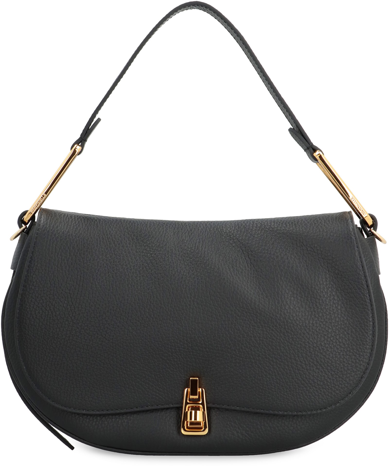 Shop Coccinelle Magie Soft Leather Handbag In Black