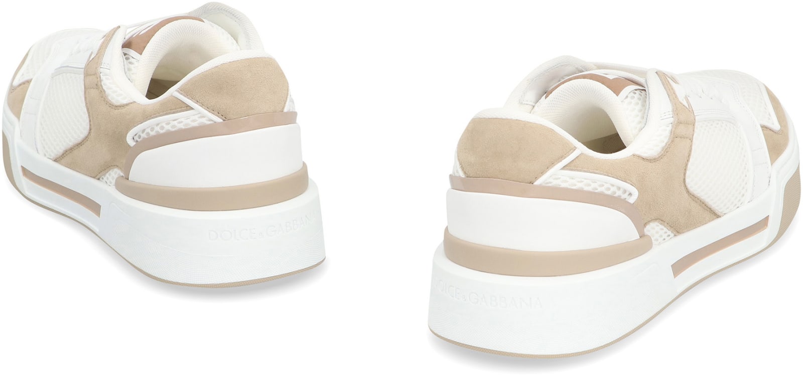 Shop Dolce & Gabbana New Roma Low-top Sneakers In White