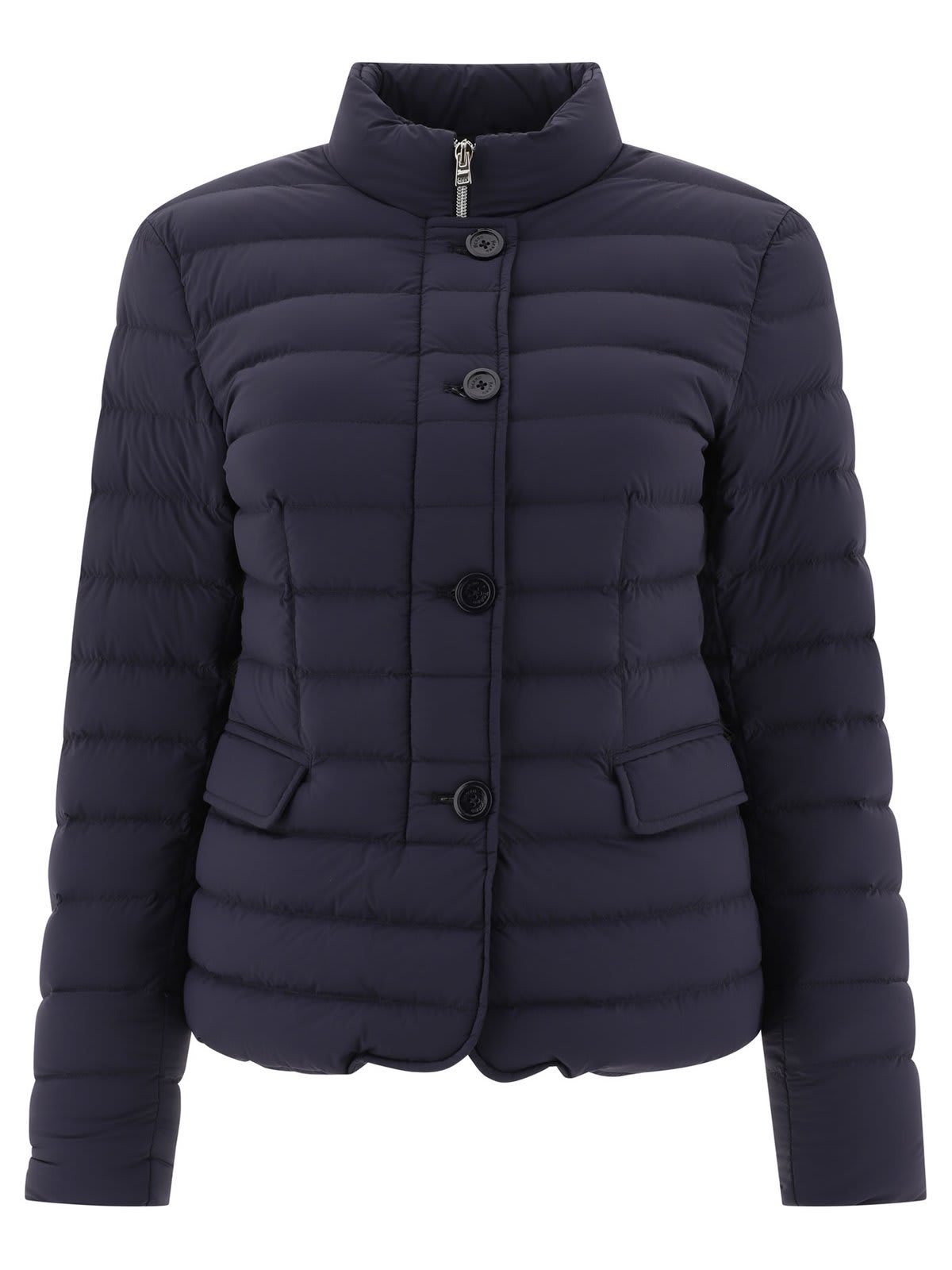 Shop Herno High-neck Quilted Down Jacket