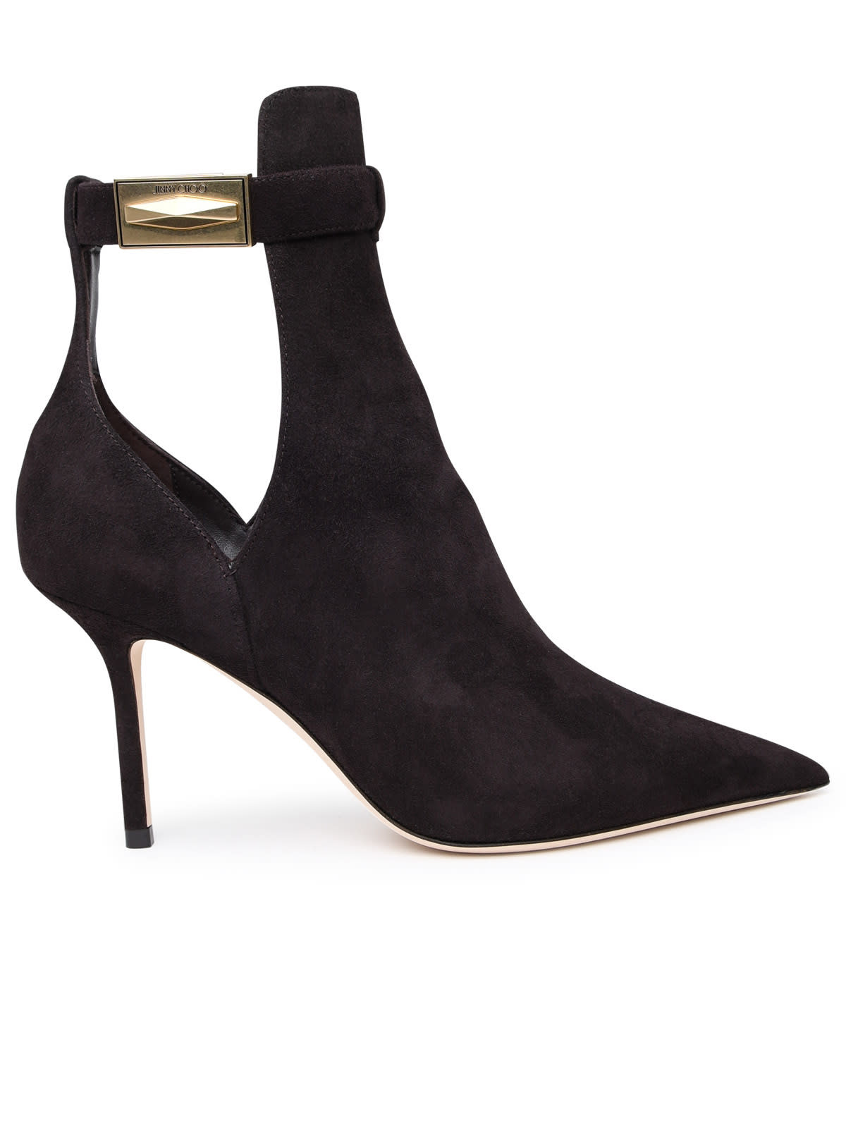Nell Coffee Suede Ankle Boots