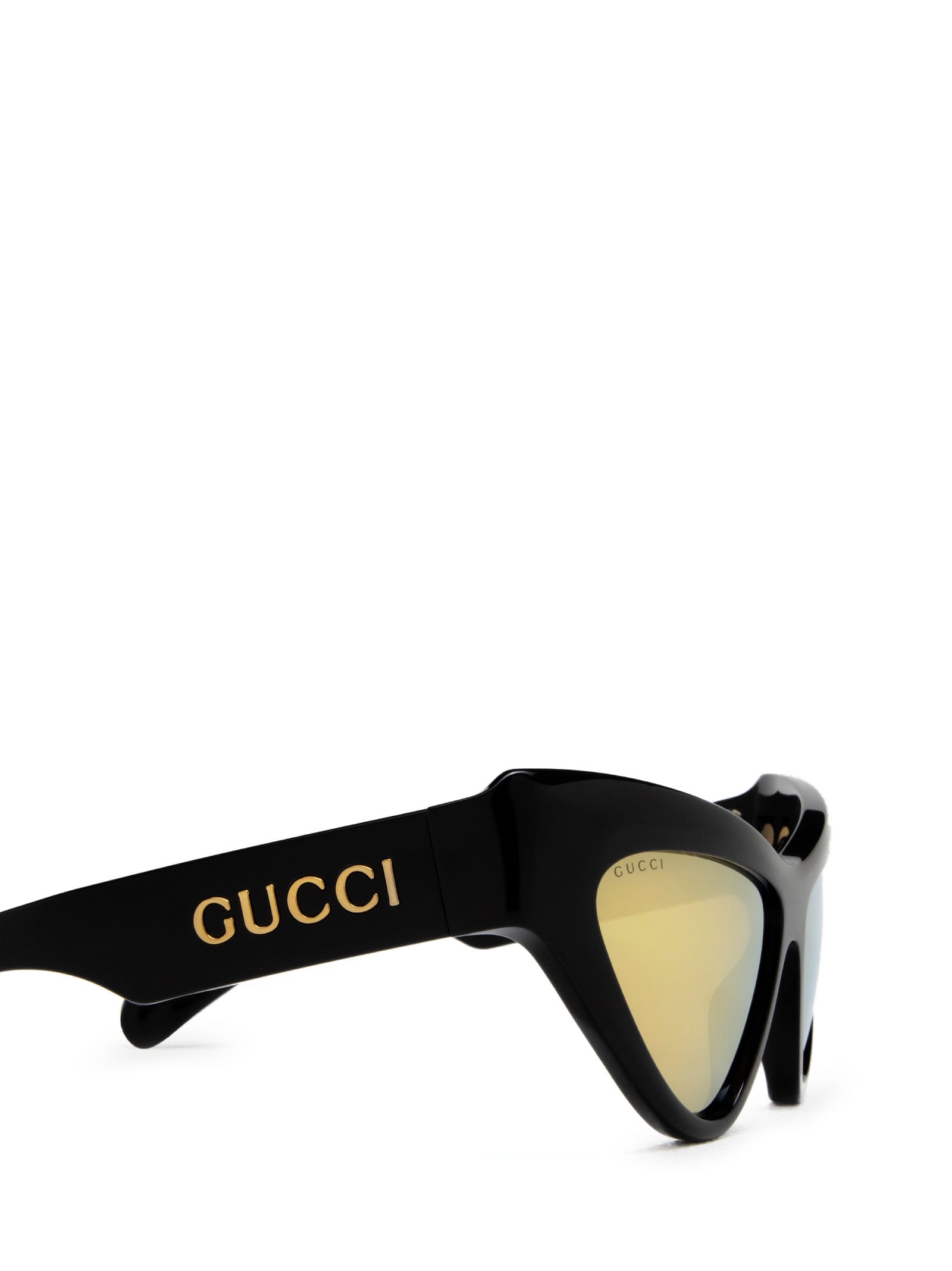 Shop Gucci Gg1294s Black Sunglasses