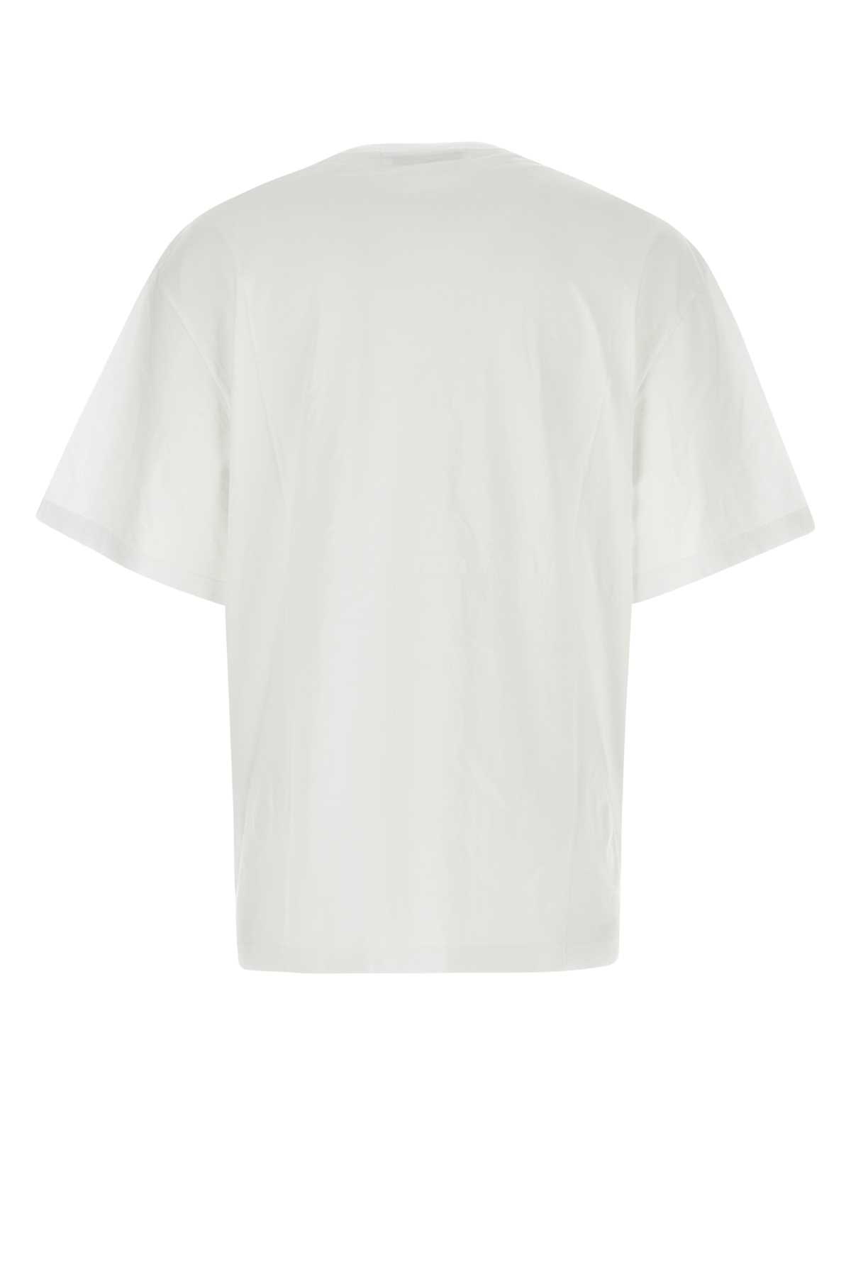 Shop Ambush White Cotton T-shirt In Blanc