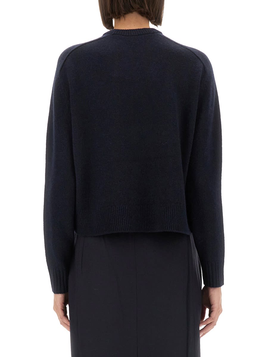 Shop Theory Cashmere Sweater In Blue