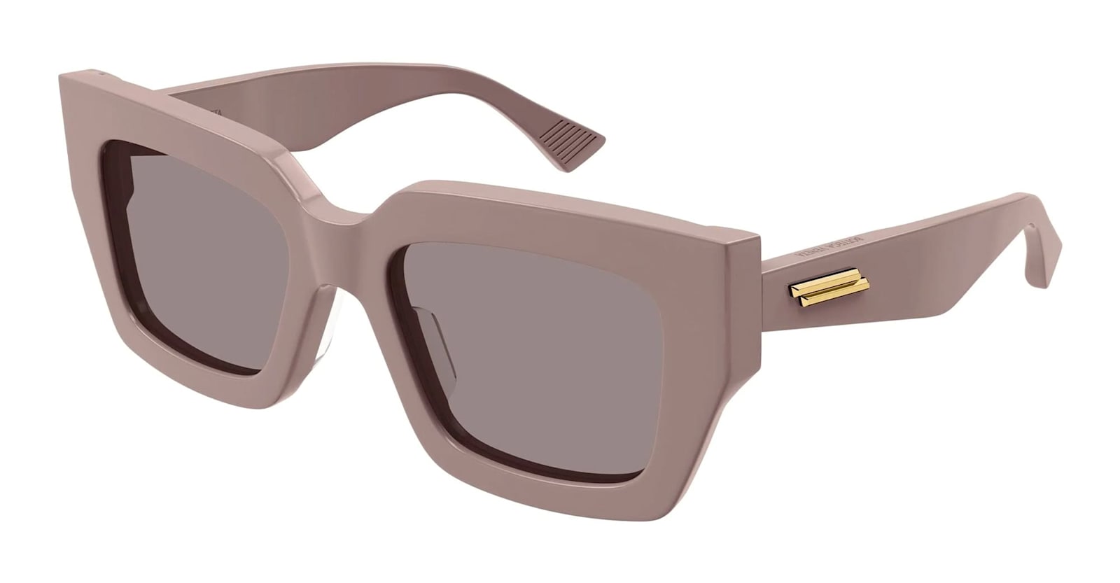 Shop Bottega Veneta Bv1212s - Light Purple Sunglasses