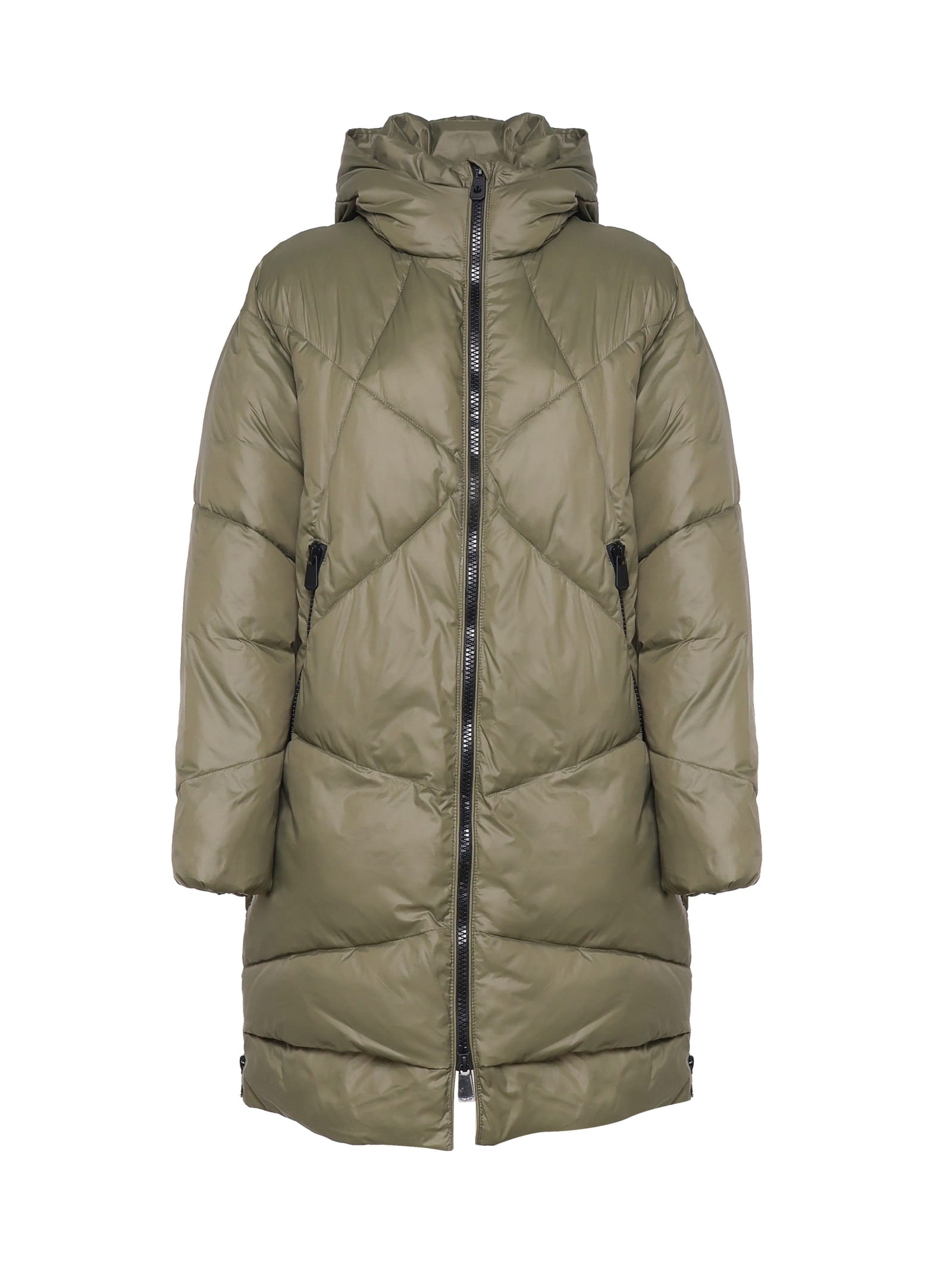 Shop Pinko Inchiostro Down Jacket In Ivy