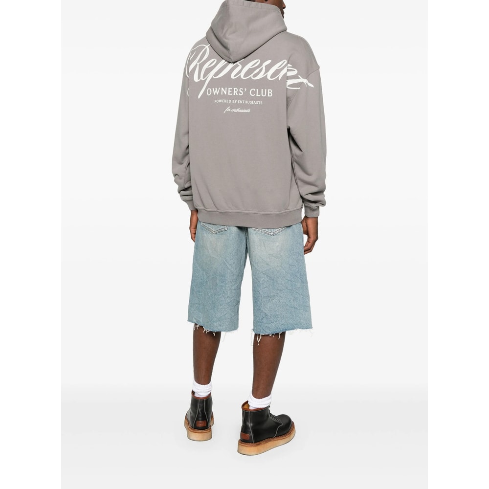 Represent Owners Club Hoodie In Gray