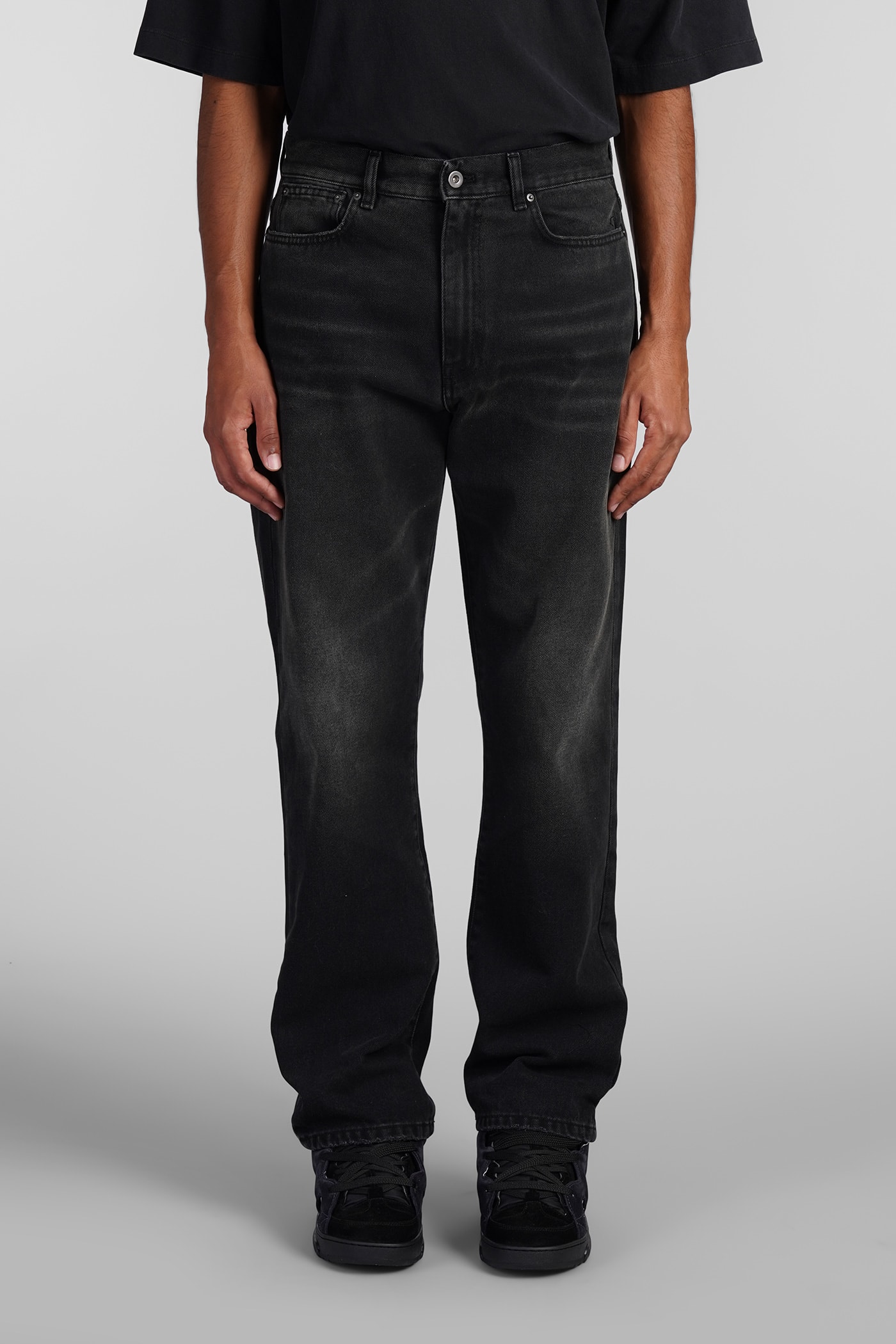 Mercurio Jeans In Black Cotton