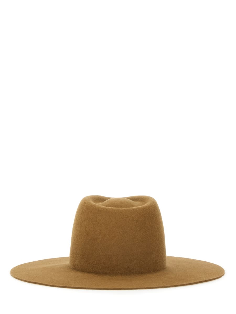 Ruslan Baginskiy Hat With Logo In Brown