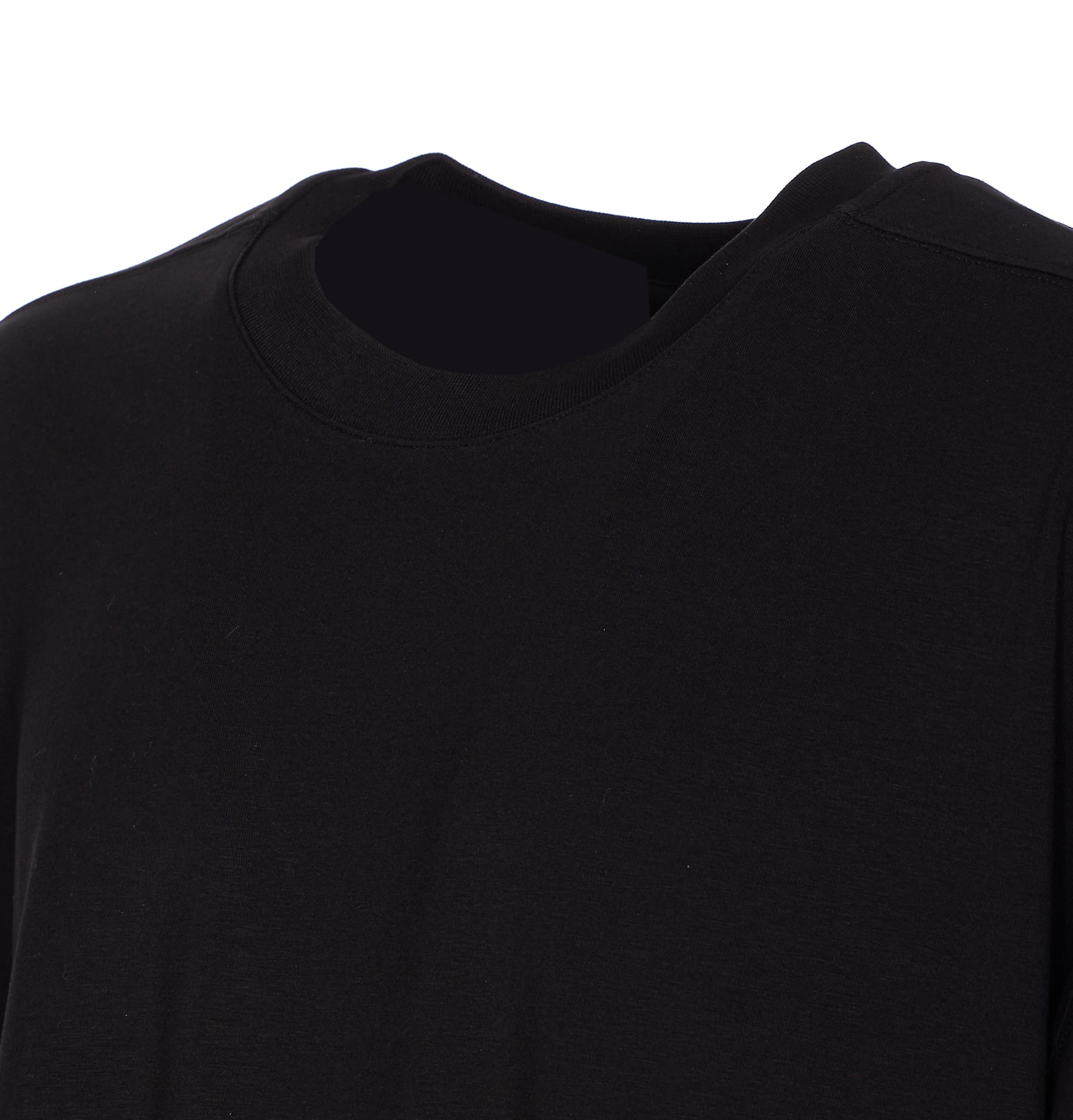 Thom Krom Black Crew Neck T-shirt In Black