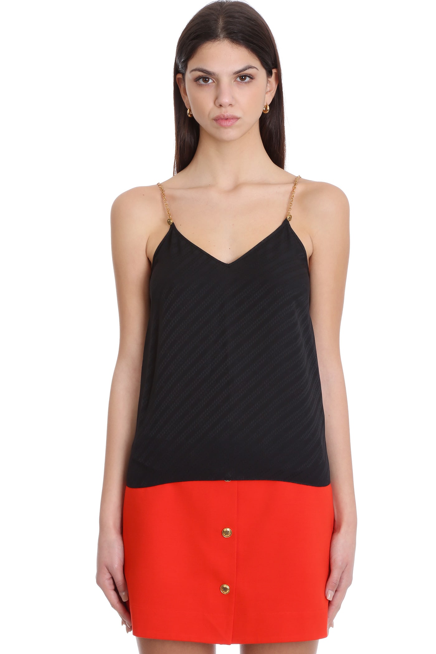 GIVENCHY TOPWEAR IN BLACK SILK,11770999