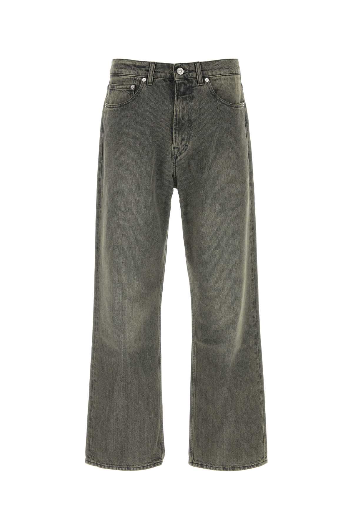 Our Legacy Third Cut Faded Straight Jeans In Gray