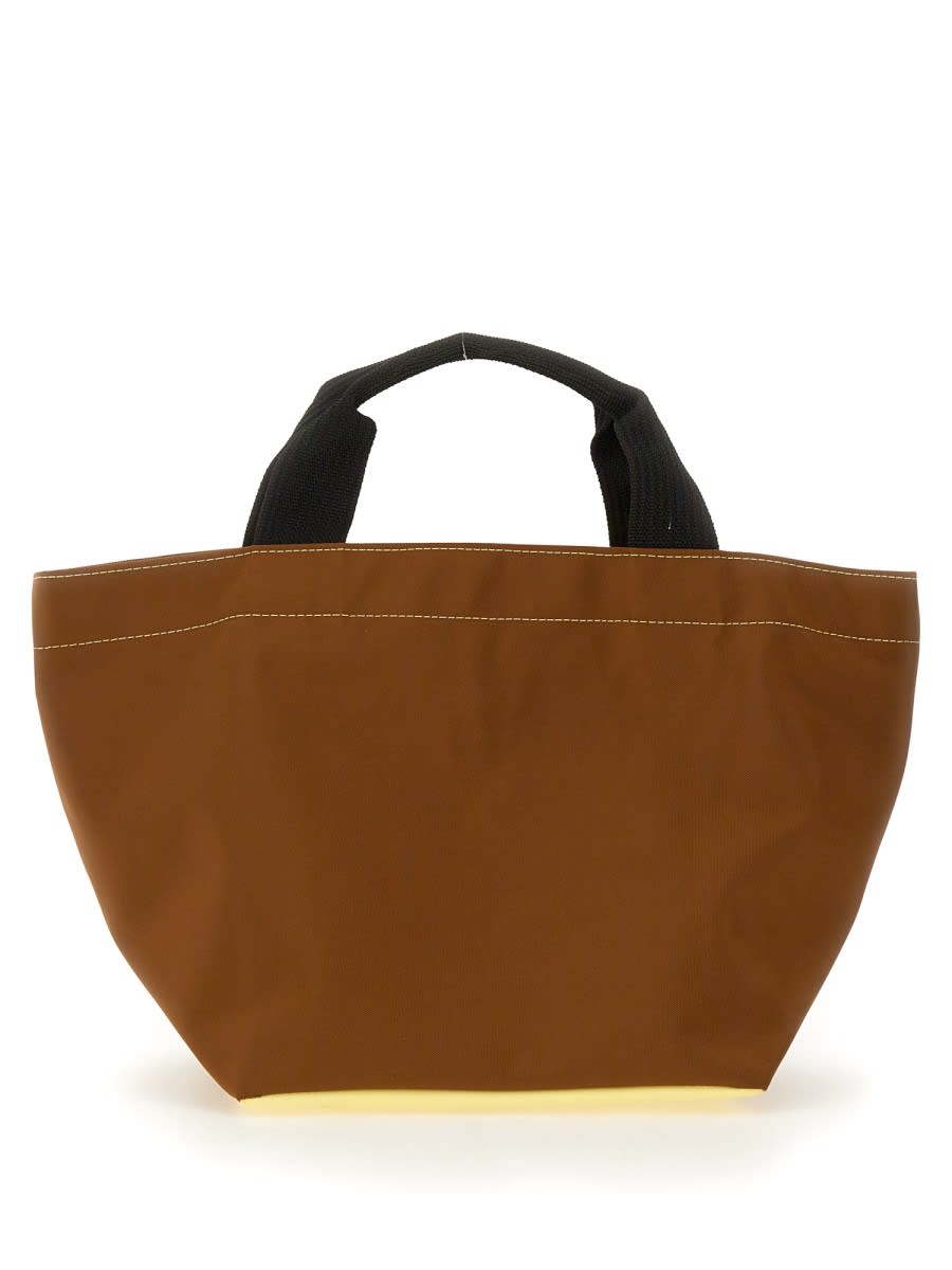 Herve Chapelier Medium Shopping Bag In Buff