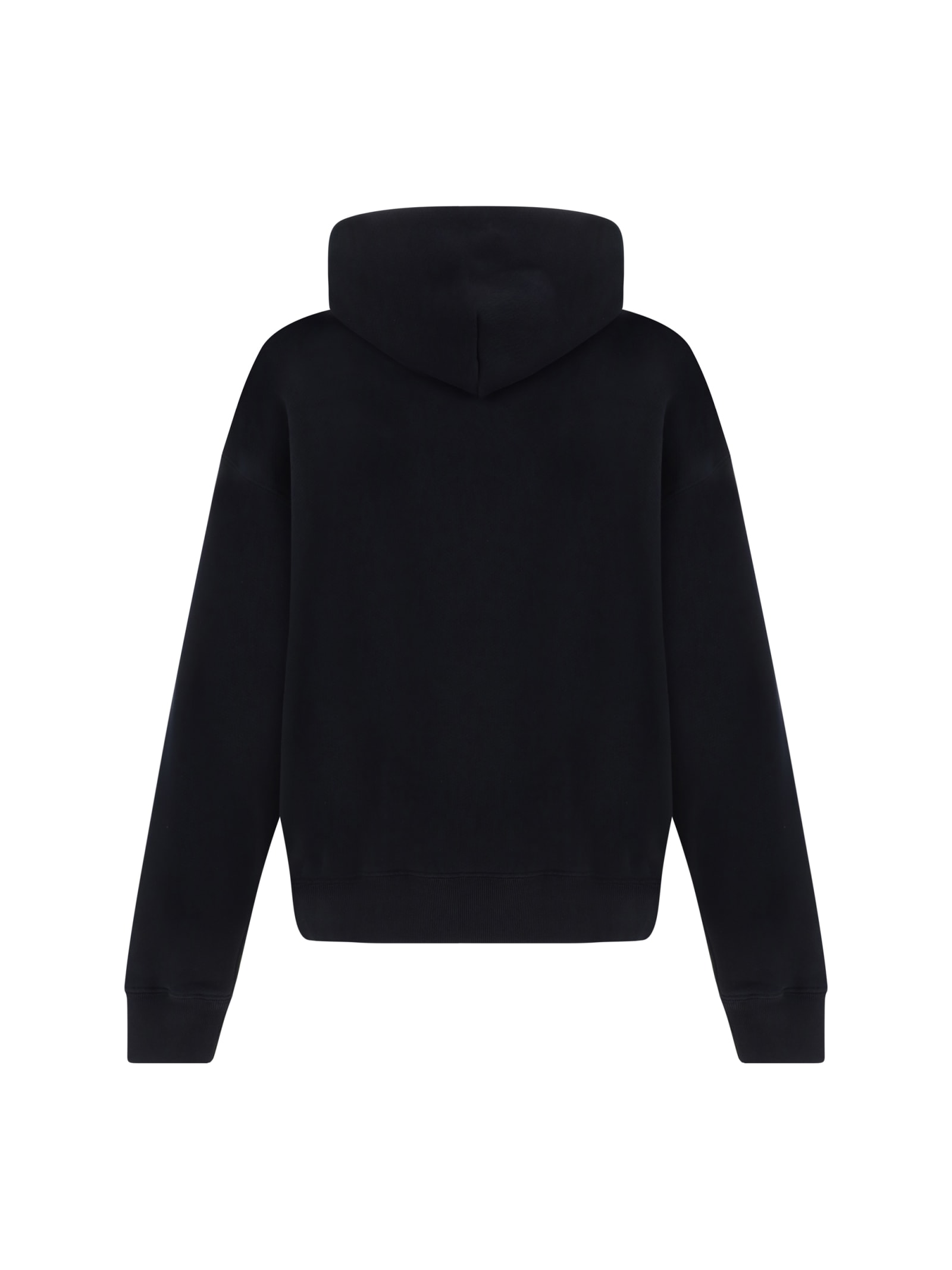 Shop Off-white Big Bookish Skate Hoodie In Black White