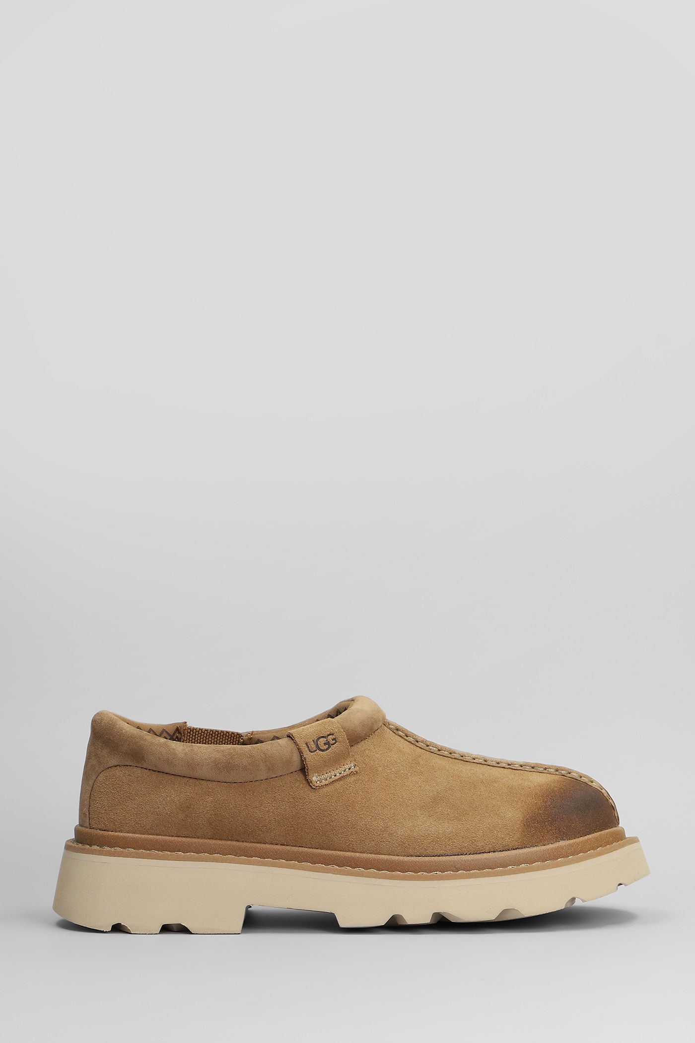 Tasman Lug Loafers In Leather Color Suede