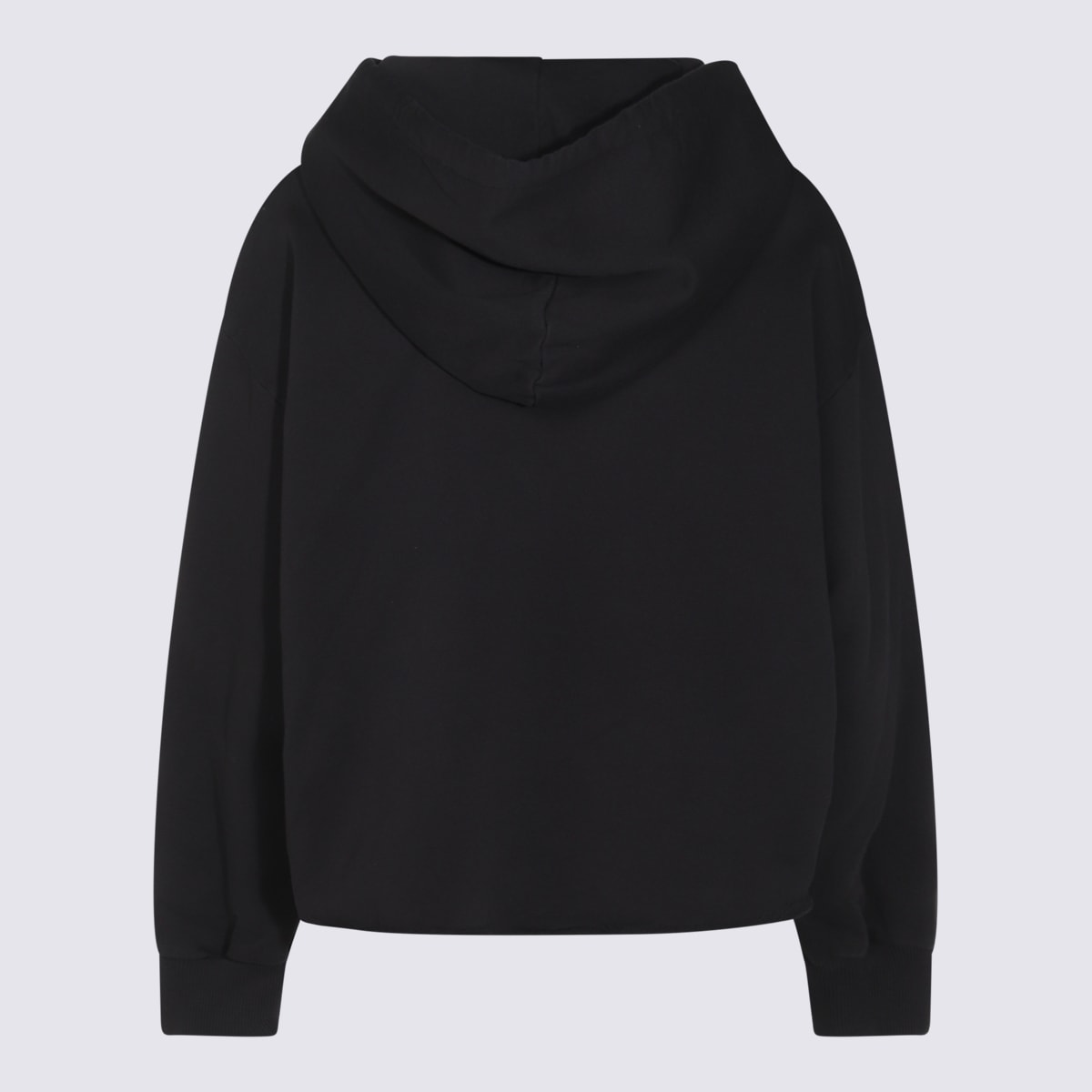 MM6 MAISON MARGIELA BLACK COTTON SWEATSHIRT