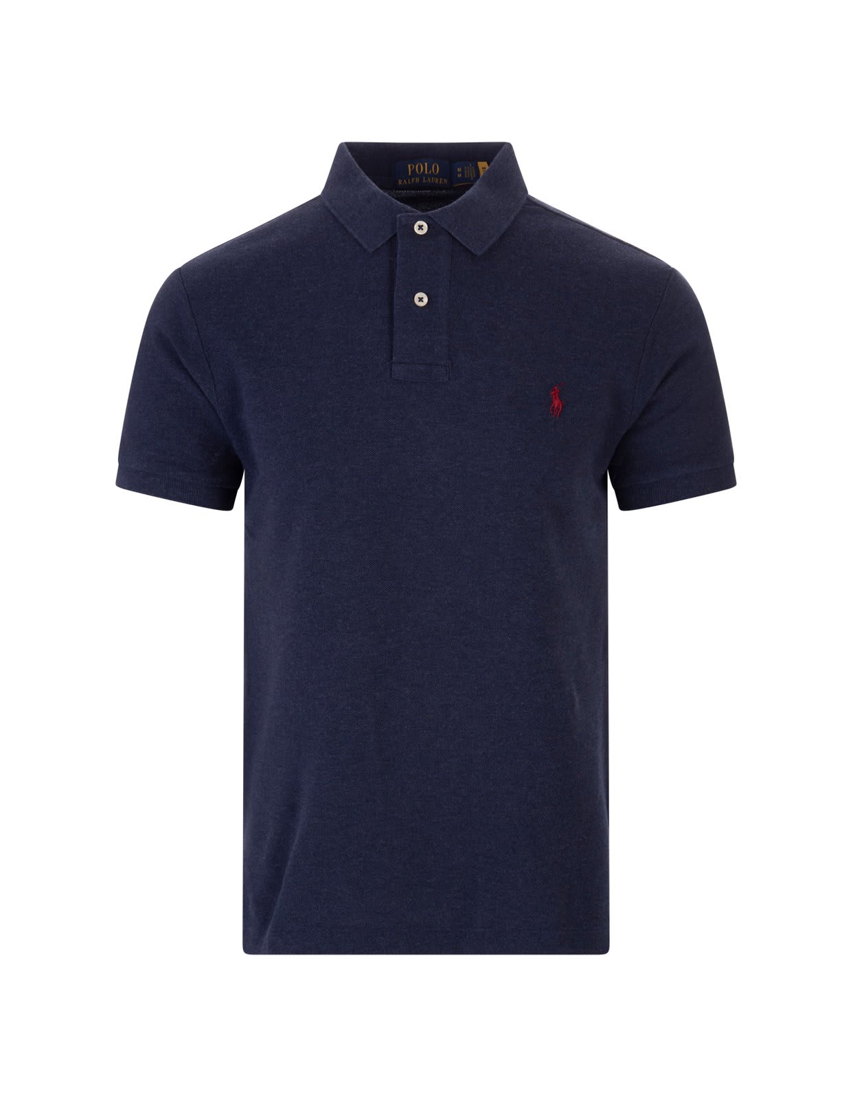 Logo Embroidered Short-sleeved Polo Shirt