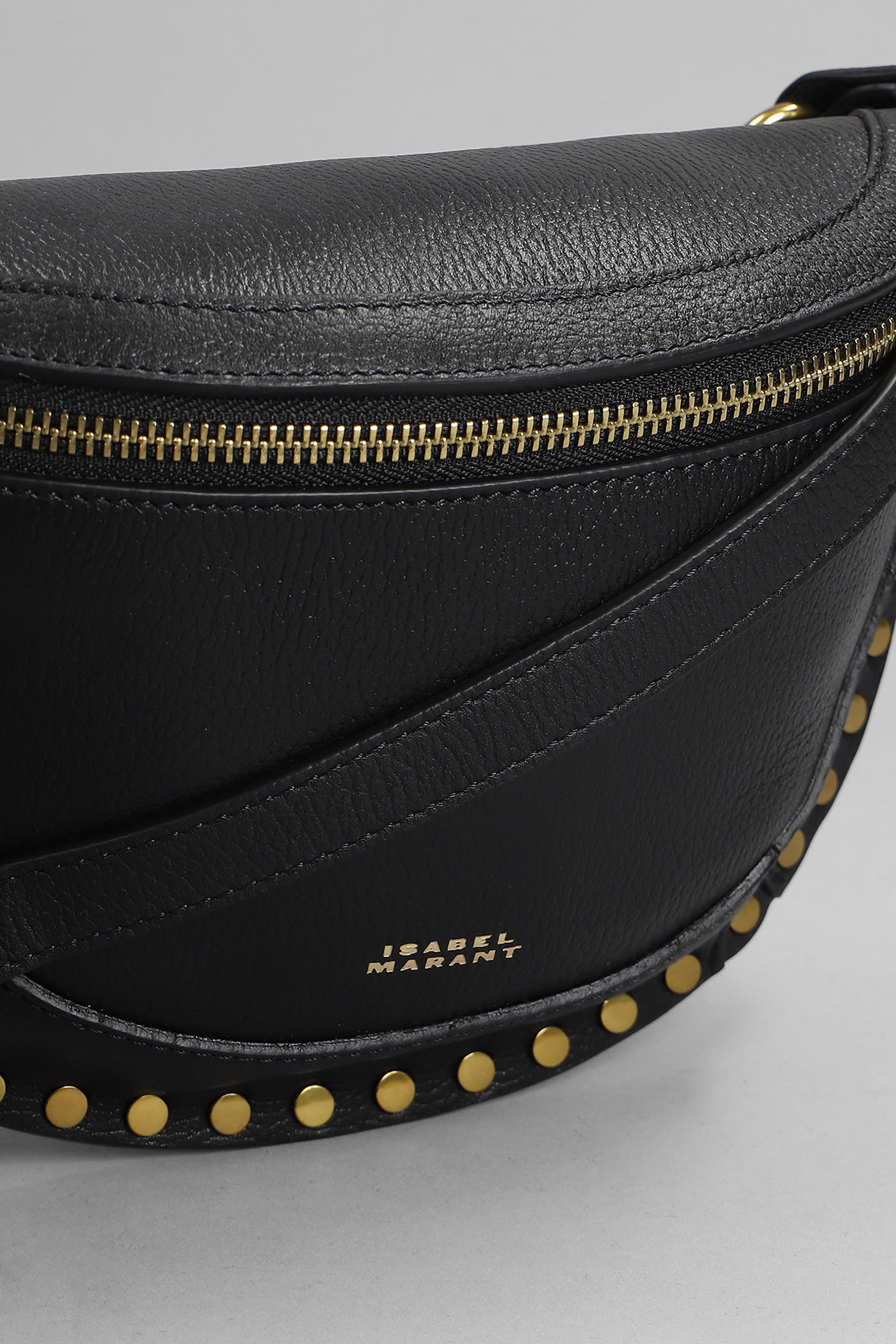 Isabel Marant Skano Waist Bag In Black Leather ModeSens