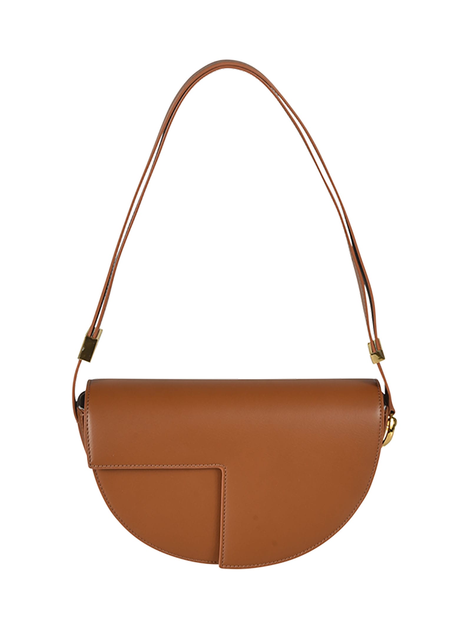 PATOU FLAP SHOULDER BAG 