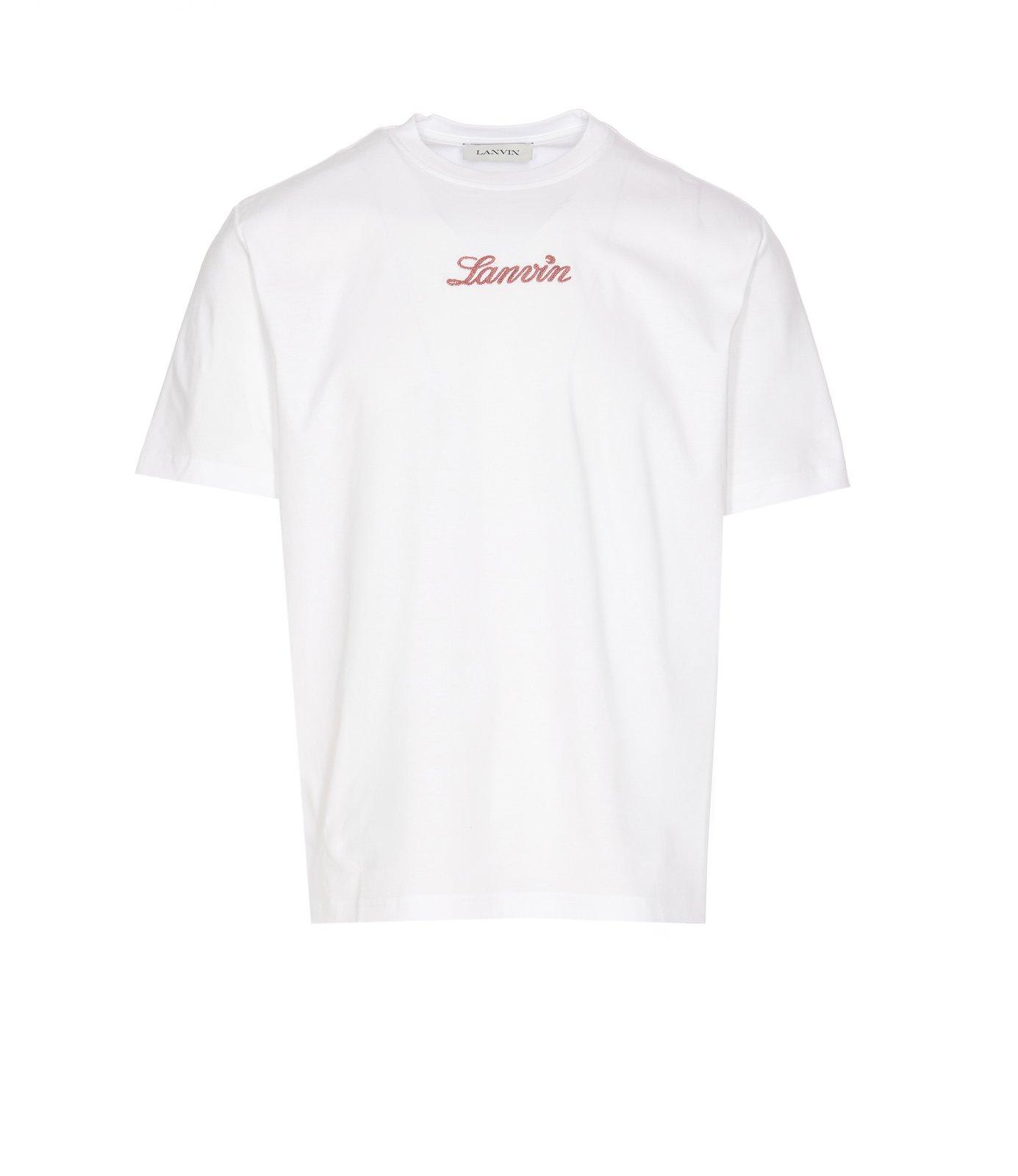 Logo Embroidered Crewneck T-shirt