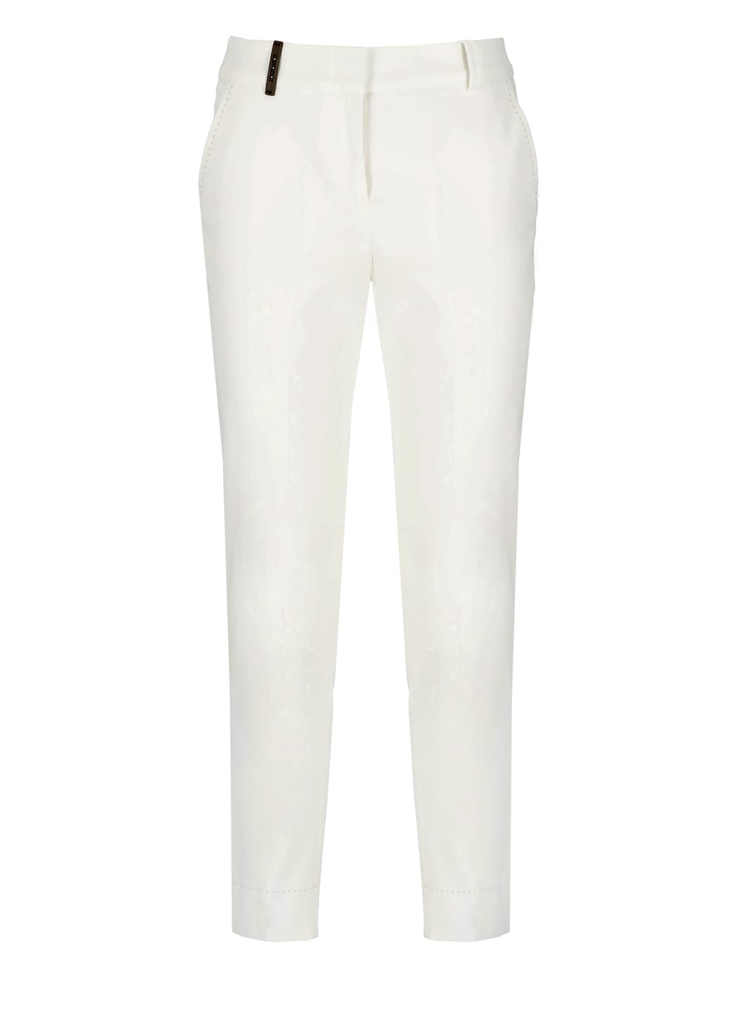 Shop Peserico Cotton Trousers