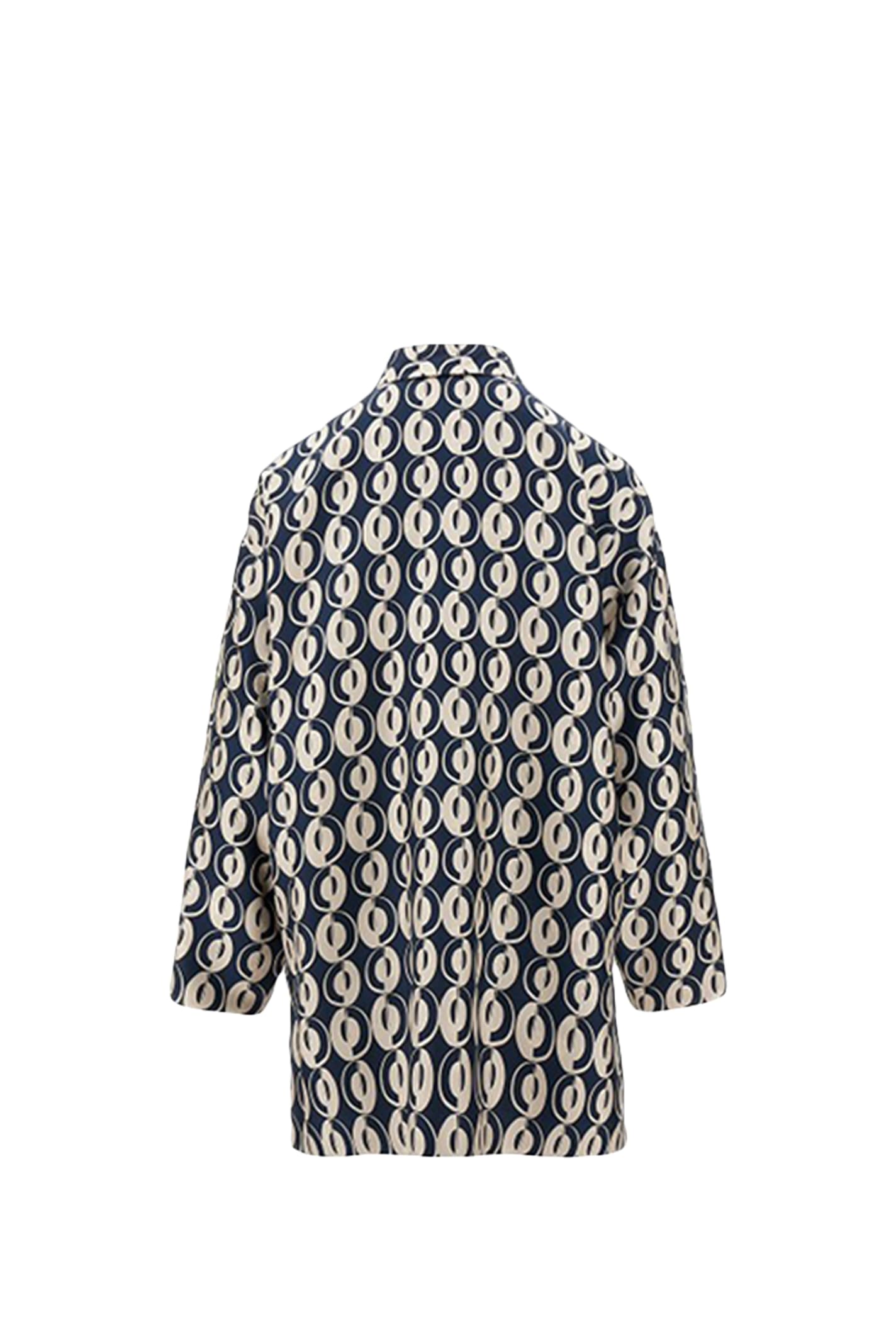 Shop 's Max Mara Timeshirt Shirt In Navy-beige