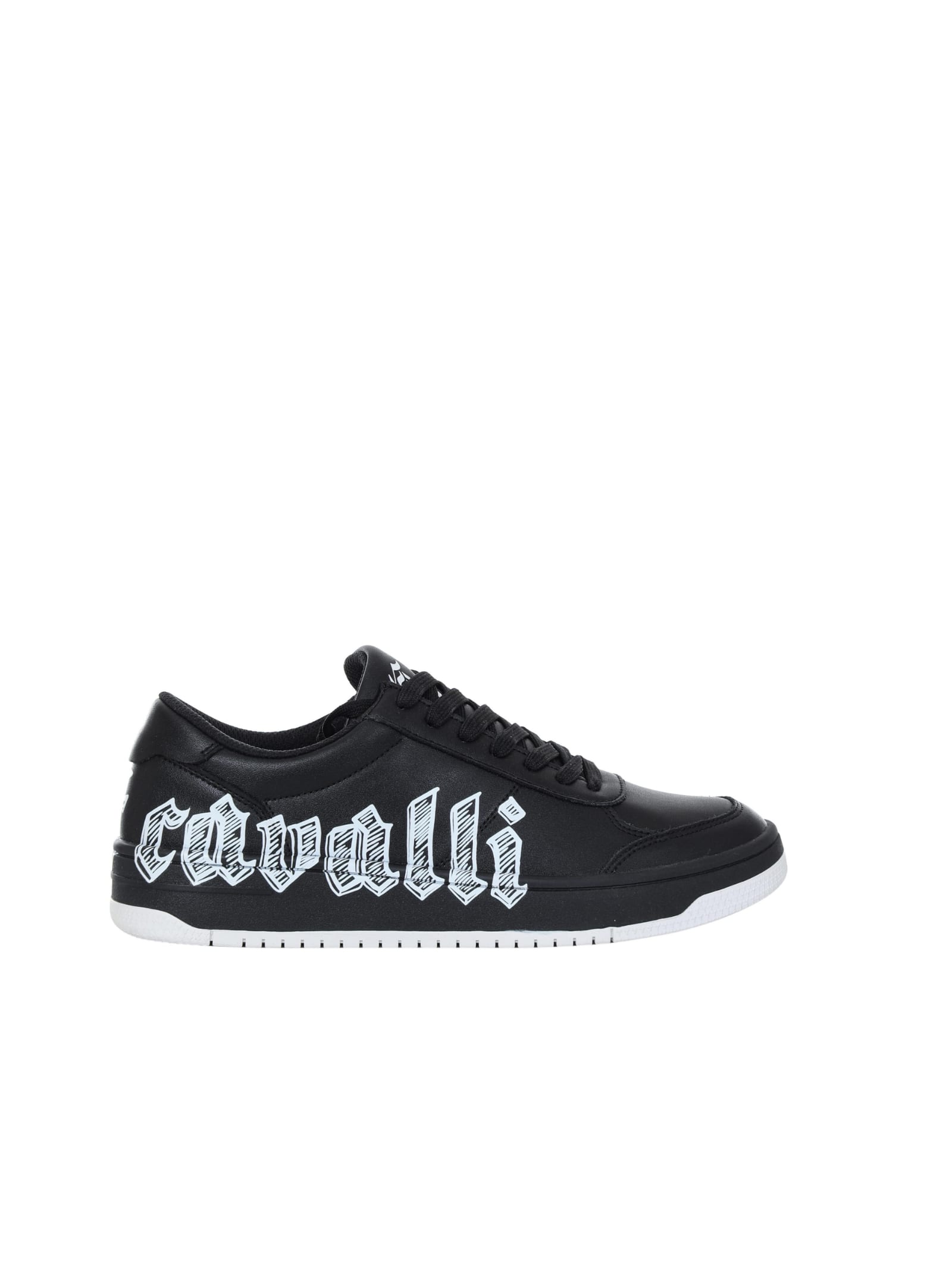 Just Cavalli Cavalli Logo Trainers In Black