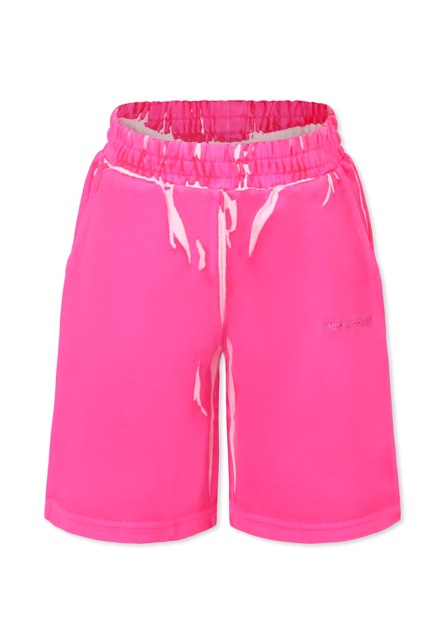 Marc Jacobs Fuchsia Trousers For Girl With Logo In Fuchsia