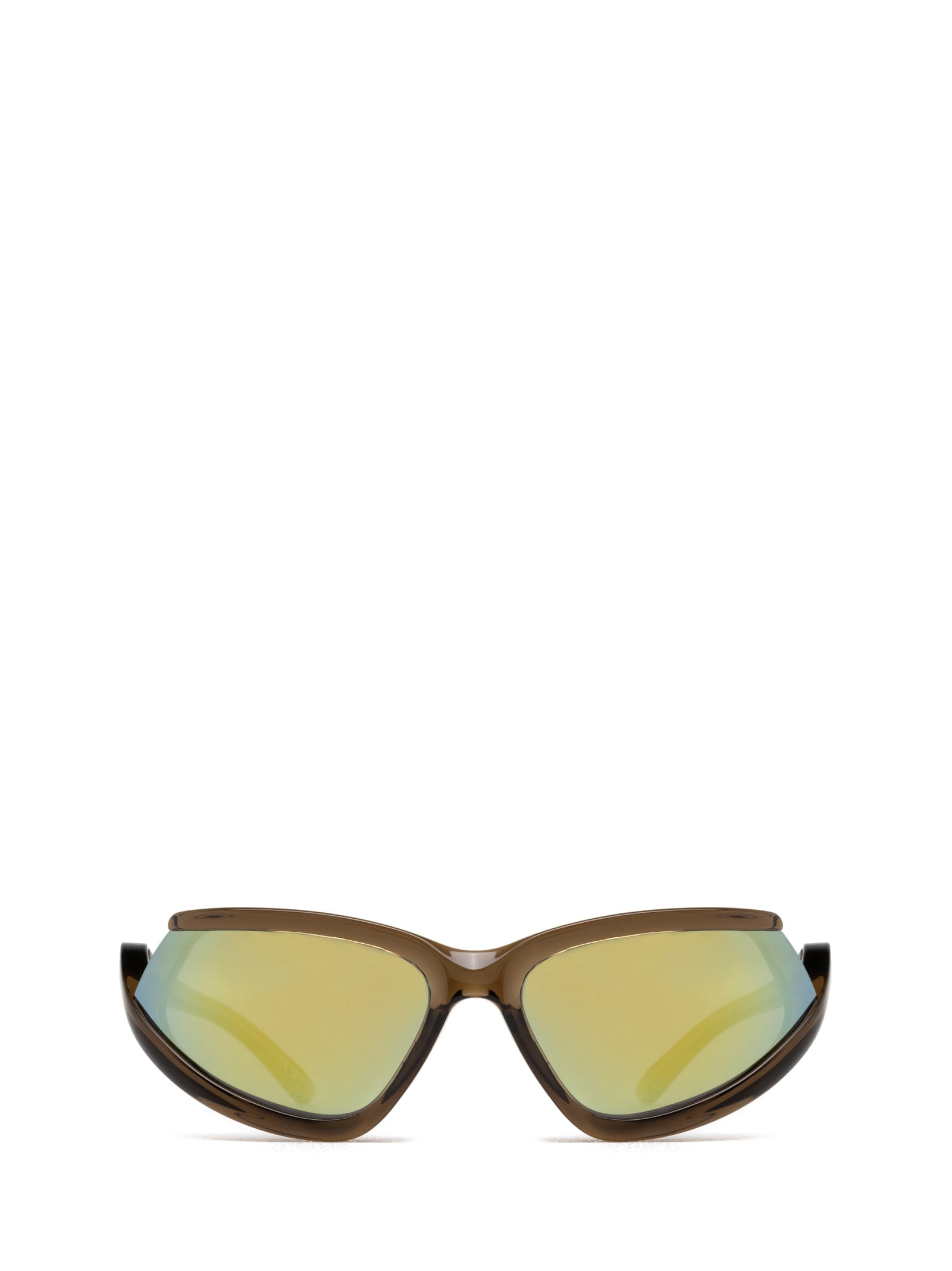 Shop Balenciaga Bb0289s Brown Sunglasses