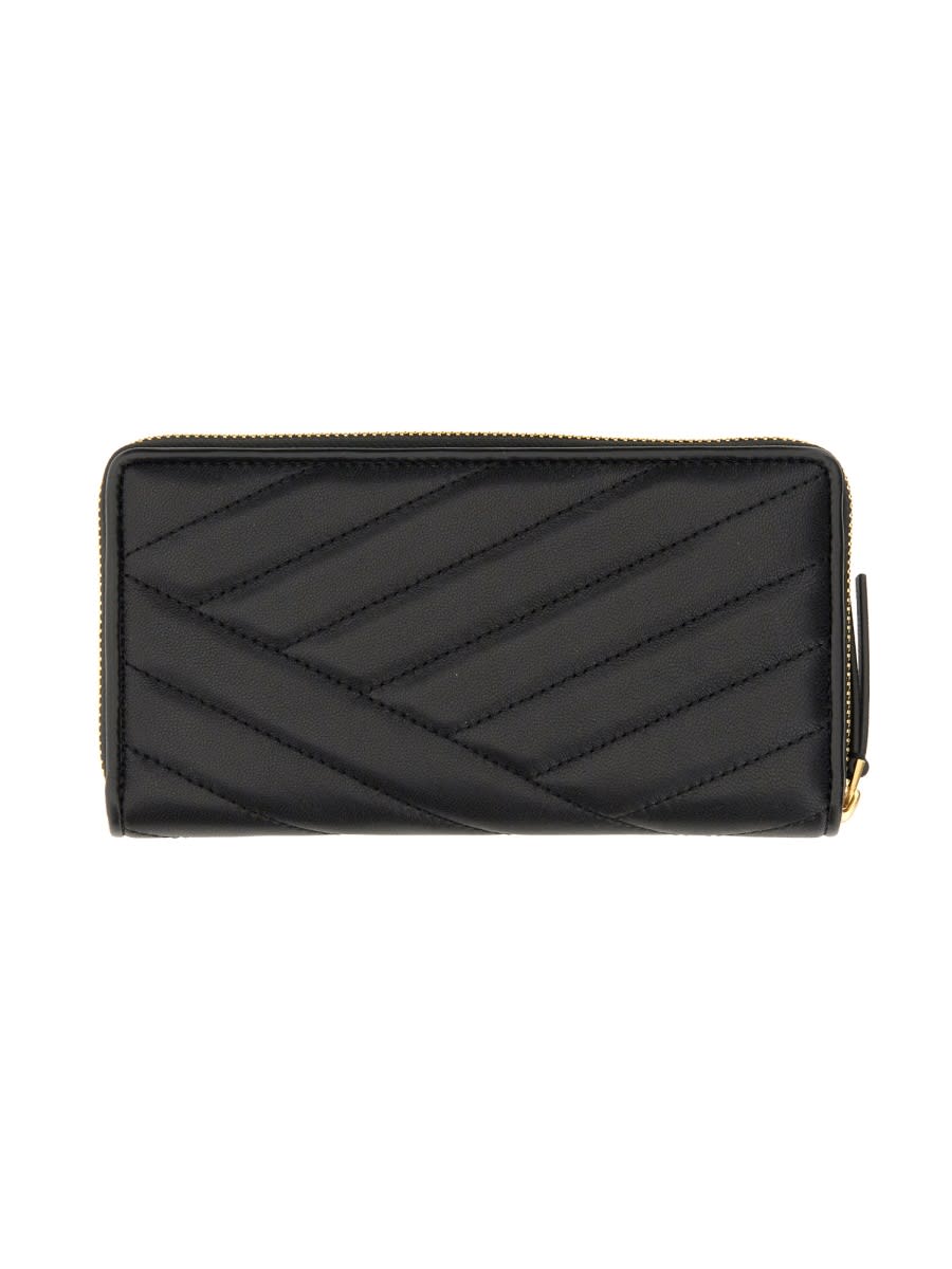 Shop Tory Burch Continental Wallet Kira In Black