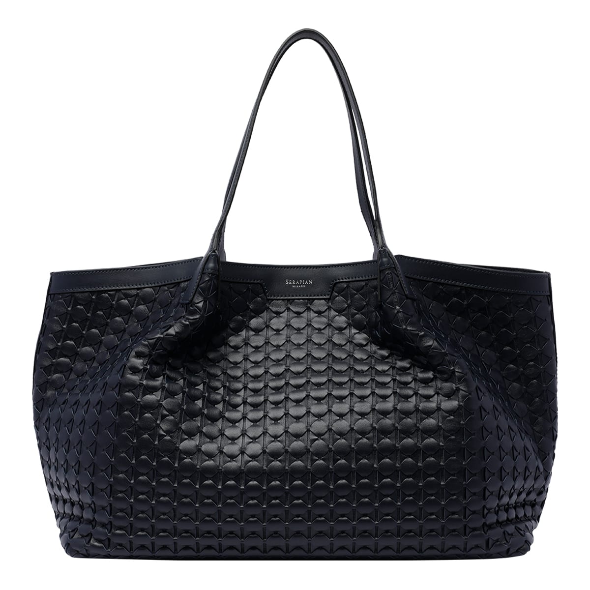 Shop Serapian Secret Mosaico Shoulder Bag In Blue