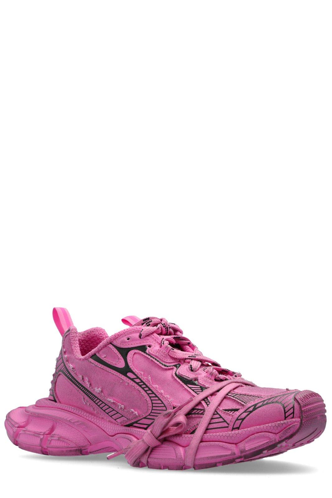 Shop Balenciaga 3xl Lace-up Sneakers In Pink