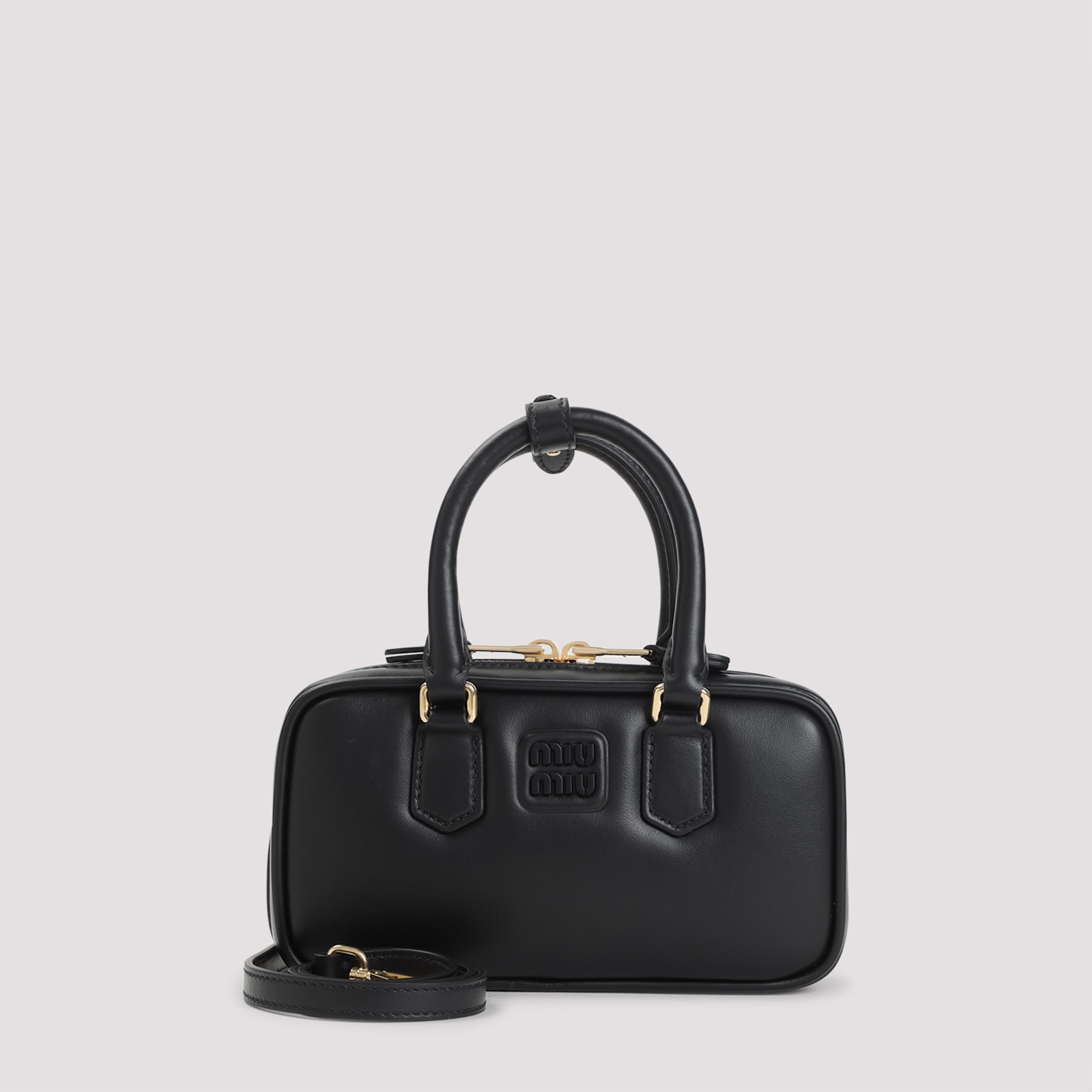 Miu Miu Arcadie Mini Shoulder Bag In Black