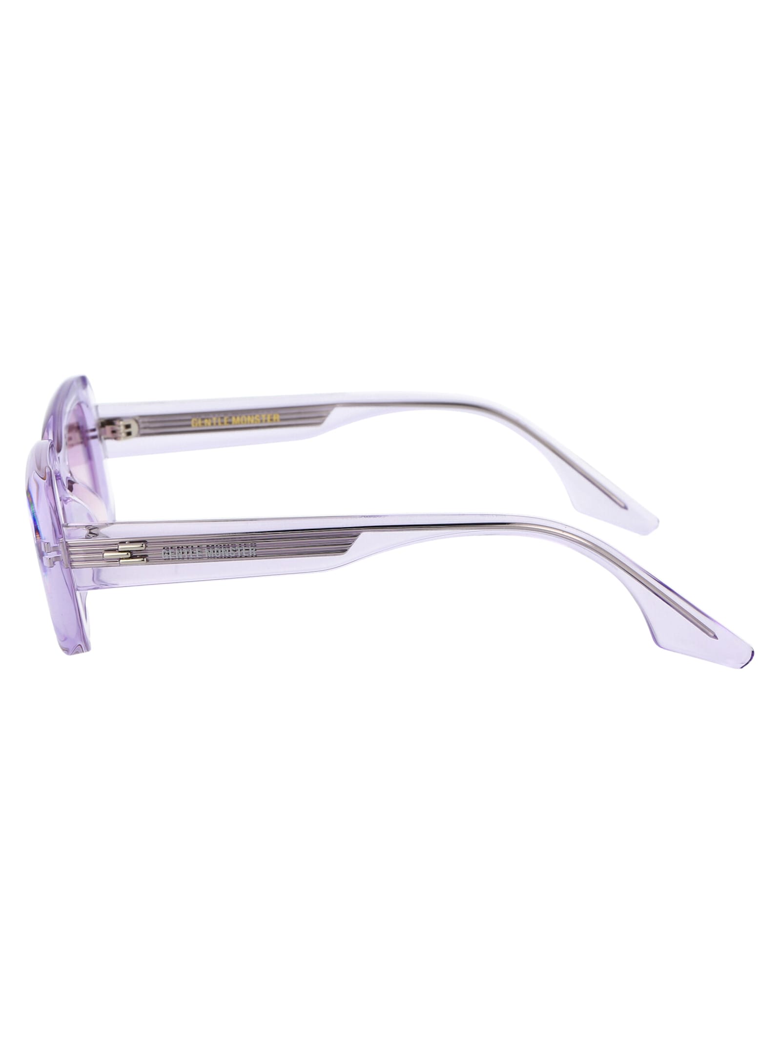 Shop Gentle Monster Bliss Sunglasses In Vc5 Violet Clear Violet Gradient