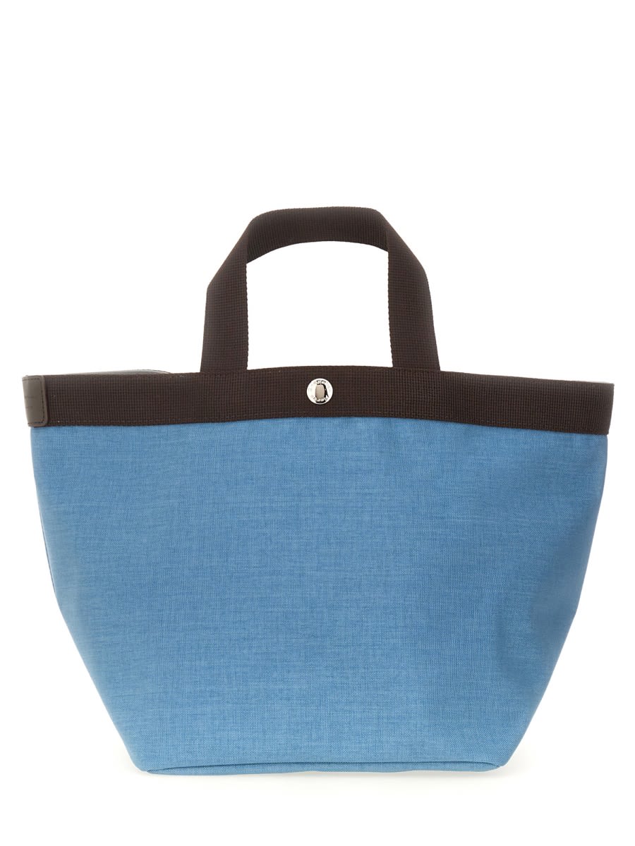 Shop Herve Chapelier Shopping Bag In Denim