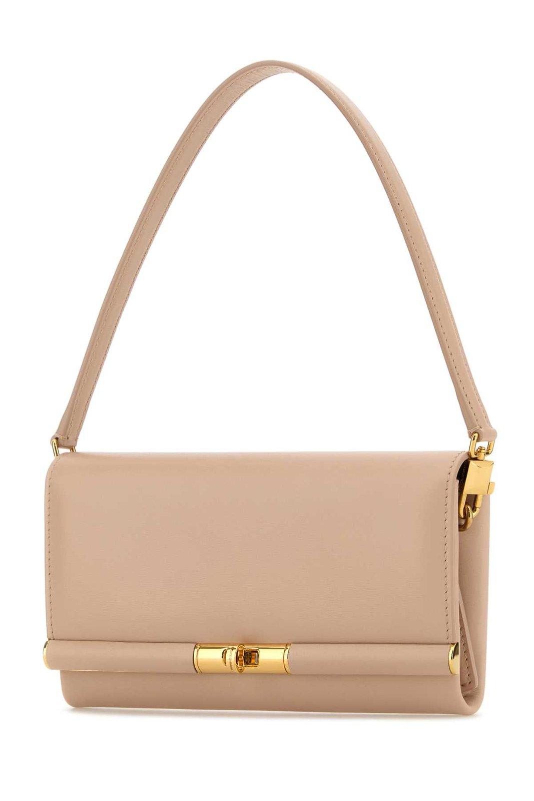トートバッグ DOLCE & GABBANA Powder Pink Leather Marlene Clutch Dolce & Gabbana Powder Pink Leather Marlene Clutch – LOZURI®