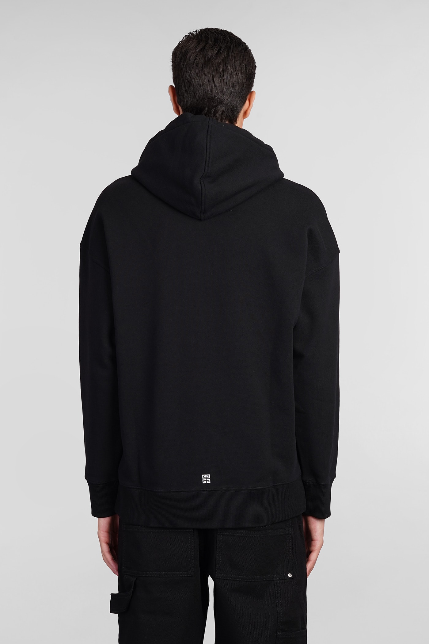 Shop Givenchy Sweatshirt In Black Cotton