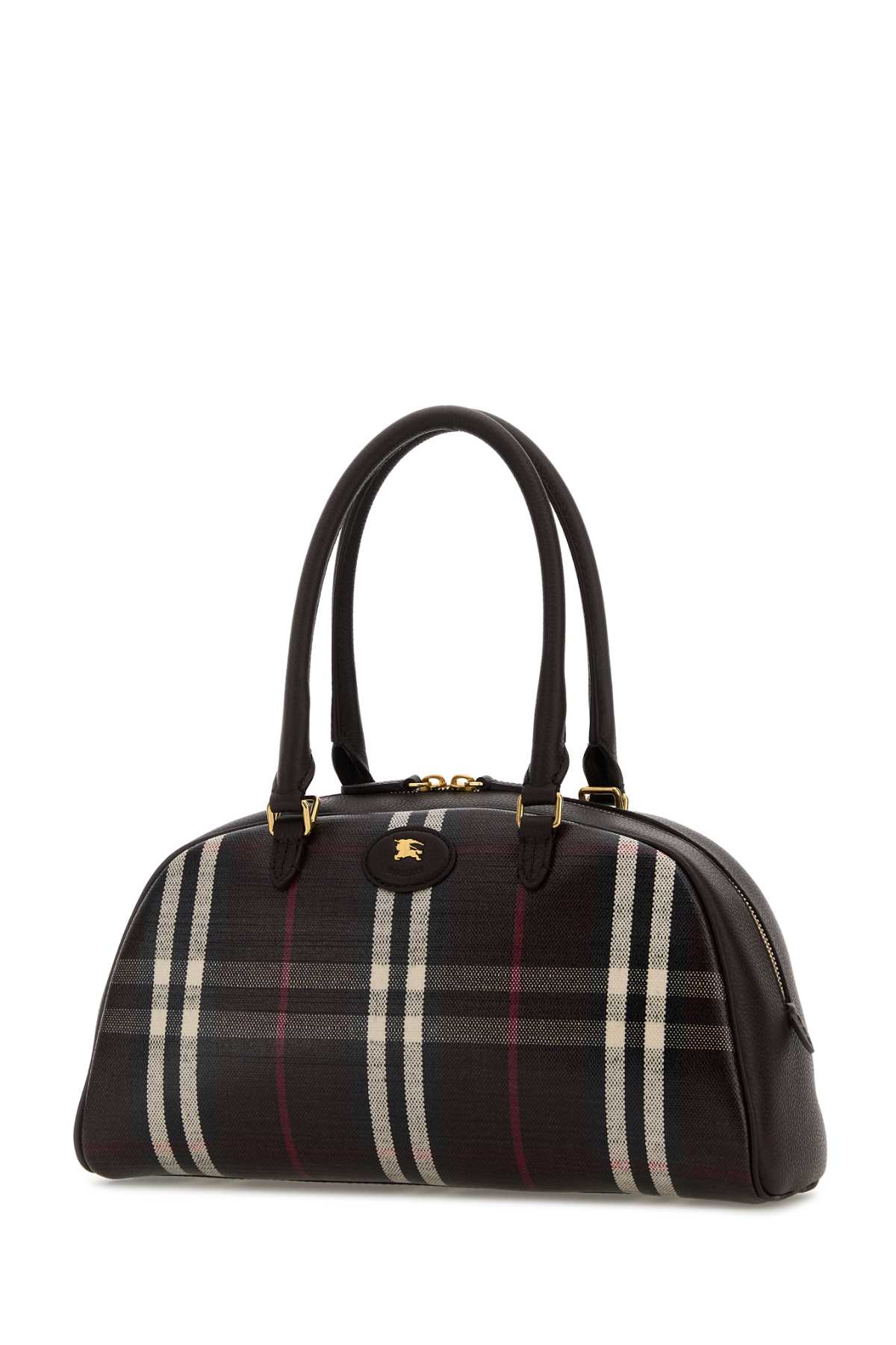 Burberry Printed Canvas Medium Highlands Handbag In Brown