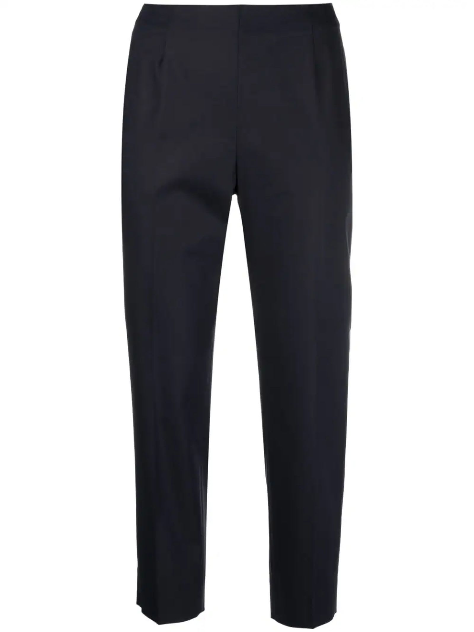 PESERICO CROPPED TAILORED TROUSERS BLU