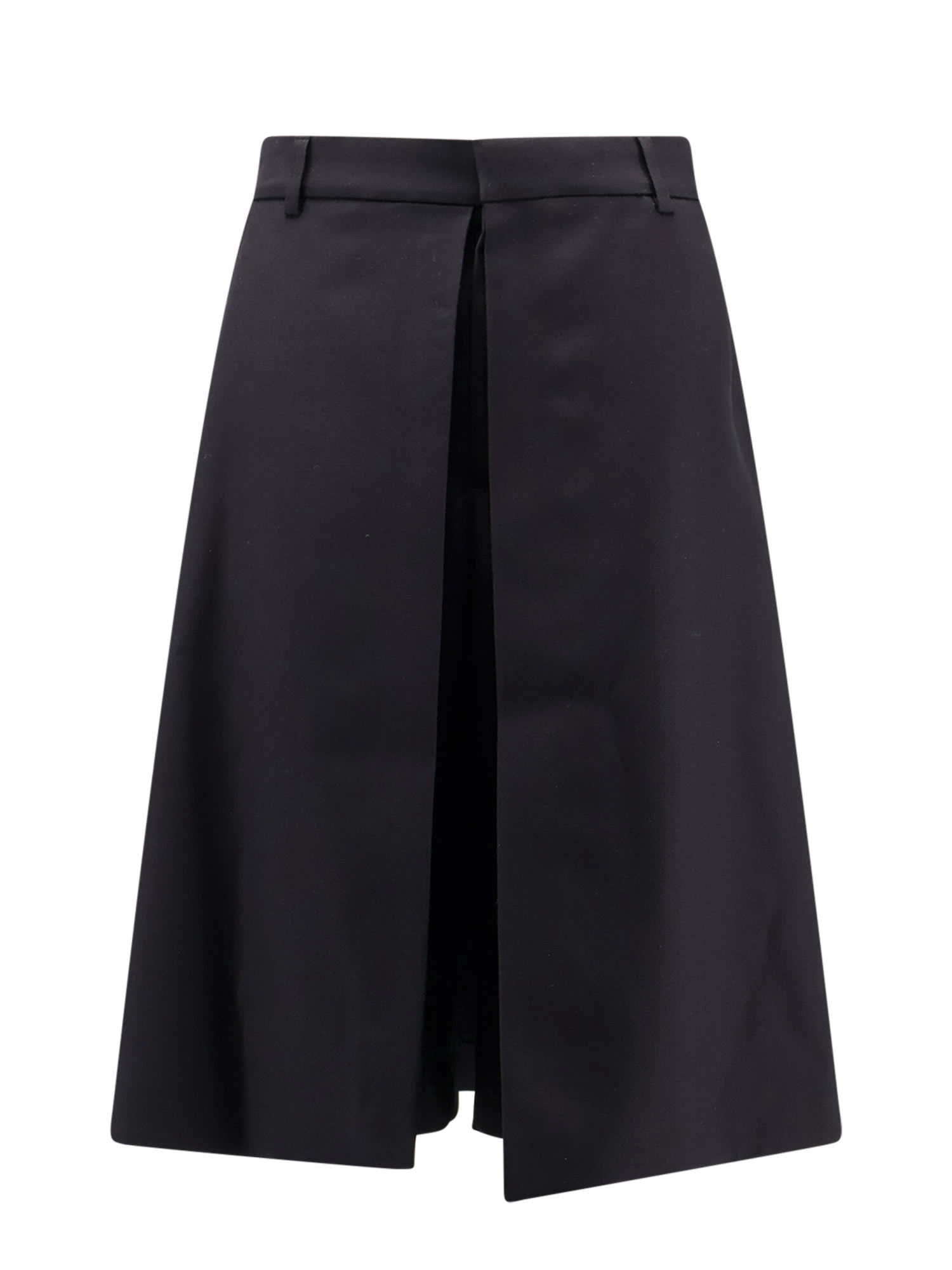 Shop Ami Alexandre Mattiussi Skirt In Black