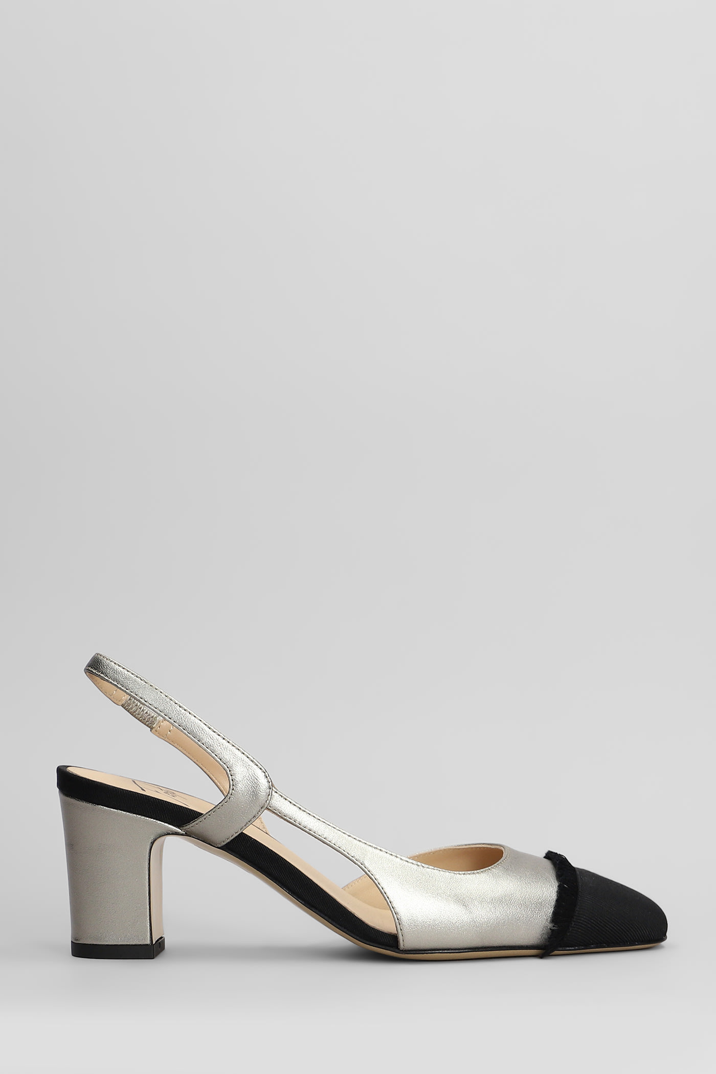 Ficus Pumps In Gunmetal Leather