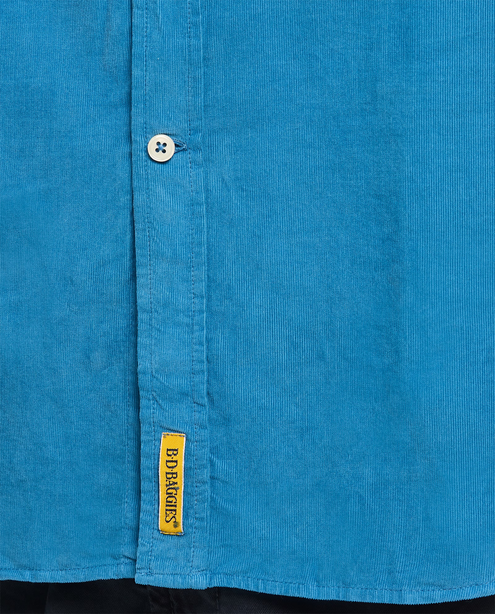 Shop Bd Baggies Cotton Shirt In Clear Blue