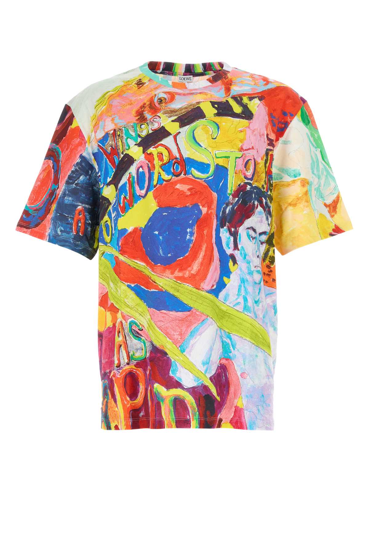 Printed Cotton Oversize T-shirt