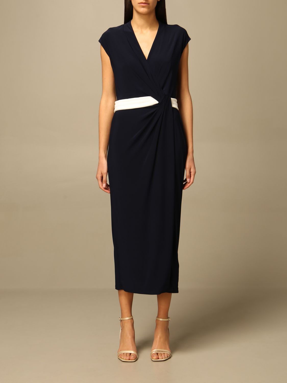 Lauren Ralph Lauren Dress Lauren Ralph Lauren Midi Dress With Knot