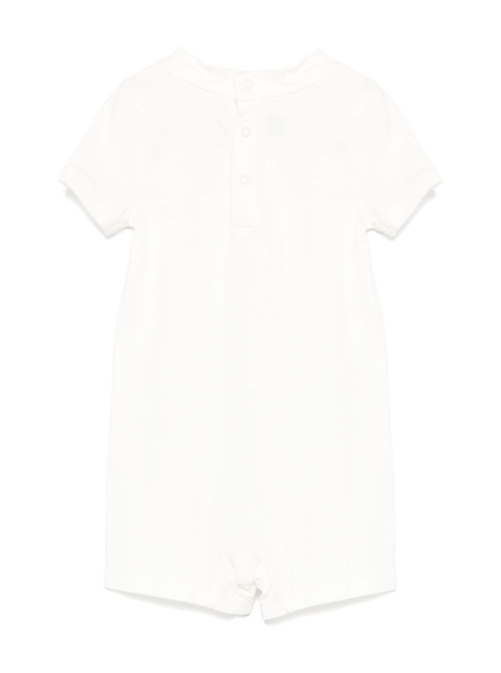 Polo Ralph Lauren Ss Cn Shortl-one Piece-shortall In White