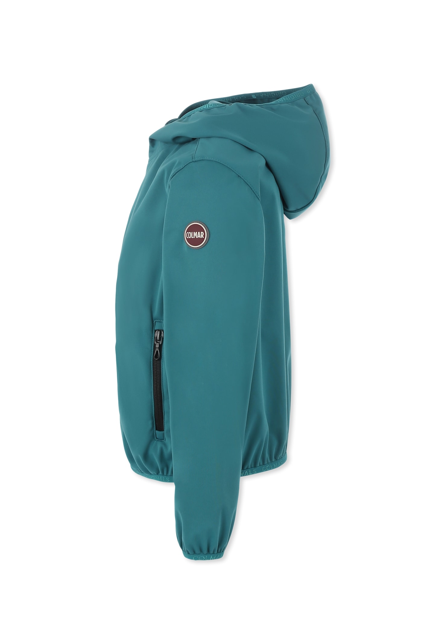 Colmar Green Windbreaker Jacket For Boy In Green