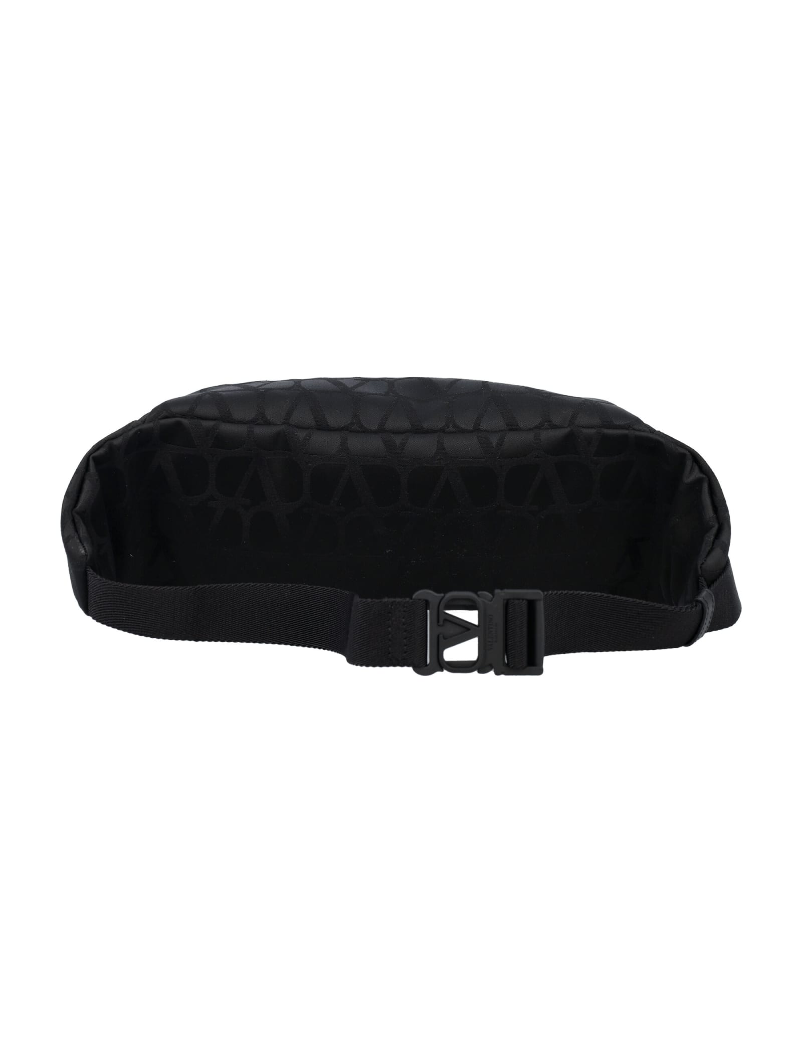 Shop Valentino Toile Iconographe Belt Bag In Black
