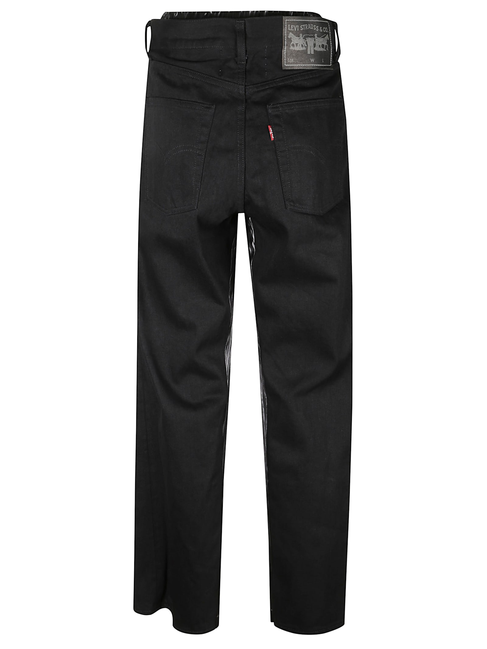 Junya Watanabe Straight Trousers Featuring Five-pocket Design In Black