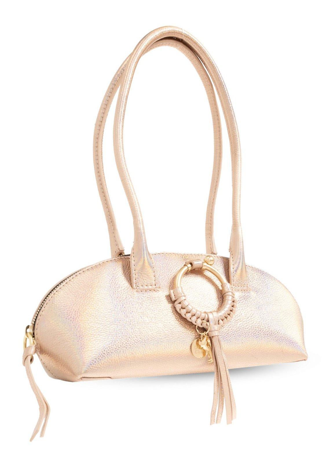 Shop See By Chloé Joan Zip-up Tote Bag In Golden